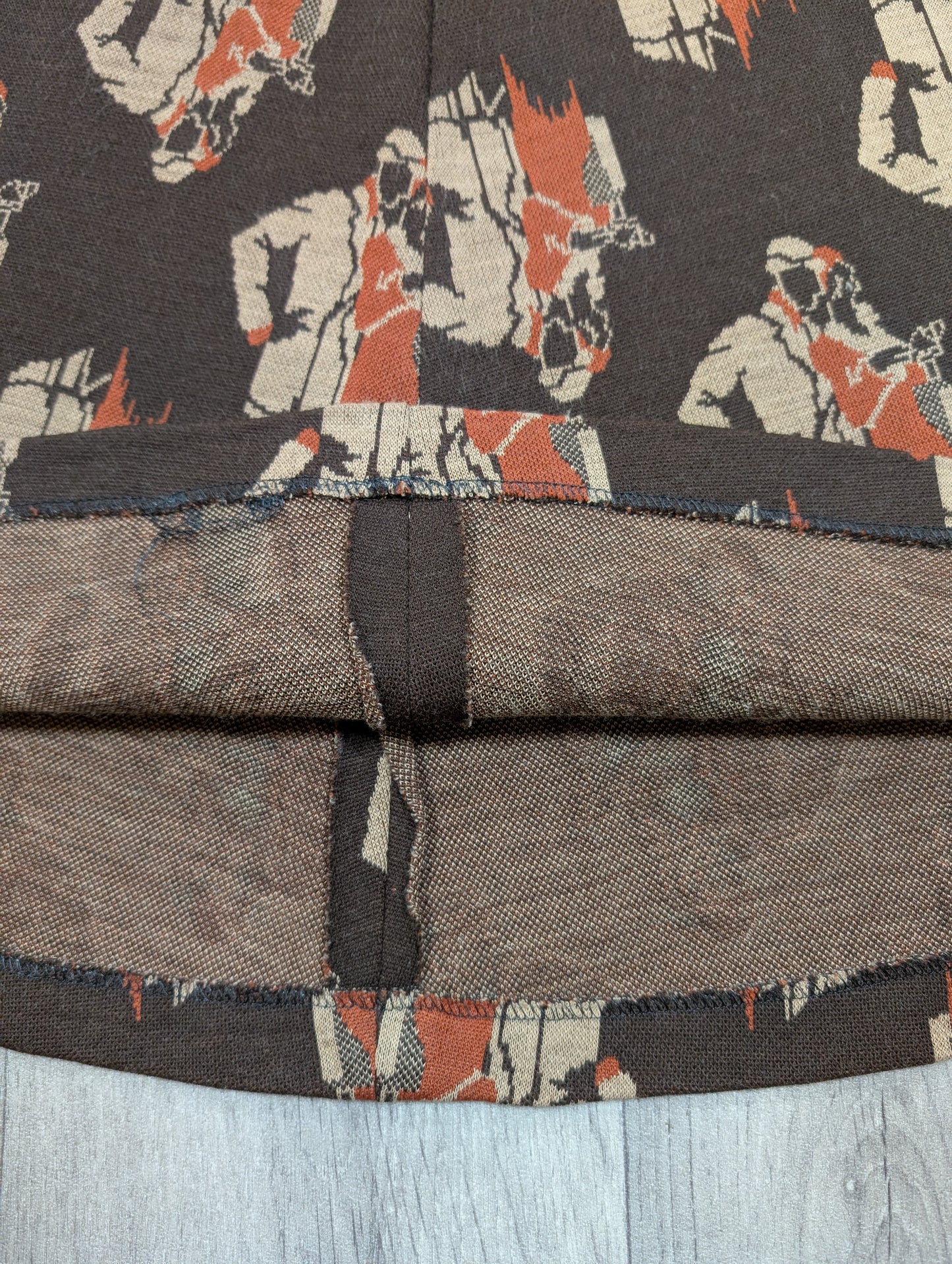 1970s Matthew Royce novelty skirt - 24"/25" waist
