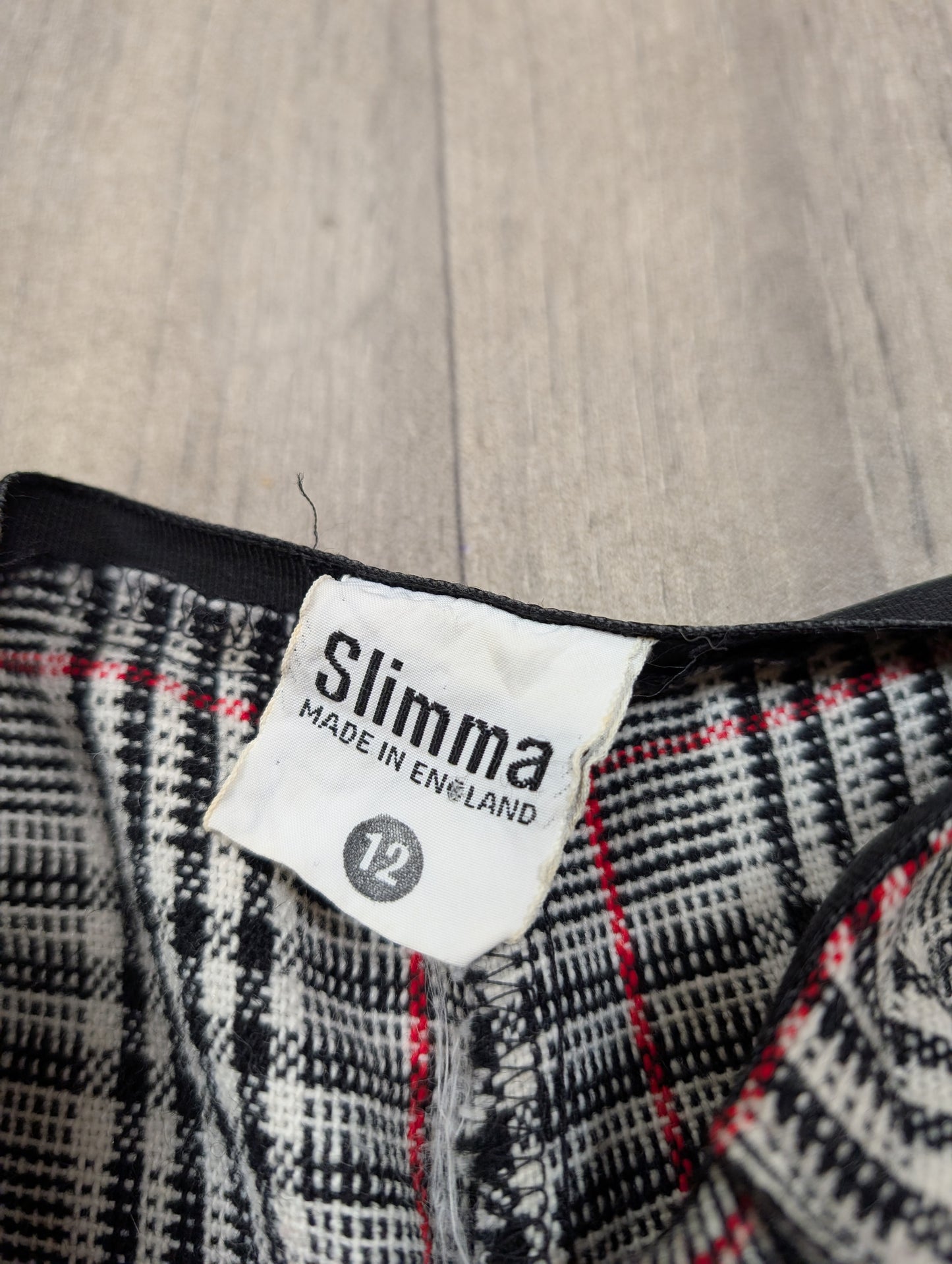 60s/70s Slimma wool blend flares - 25" waist