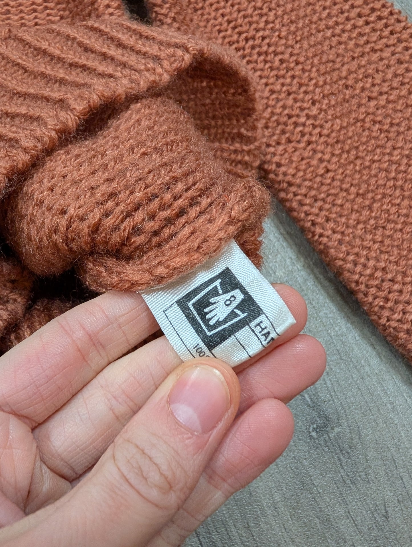 1980s Honeysuckle acrylic jumper - XS/S
