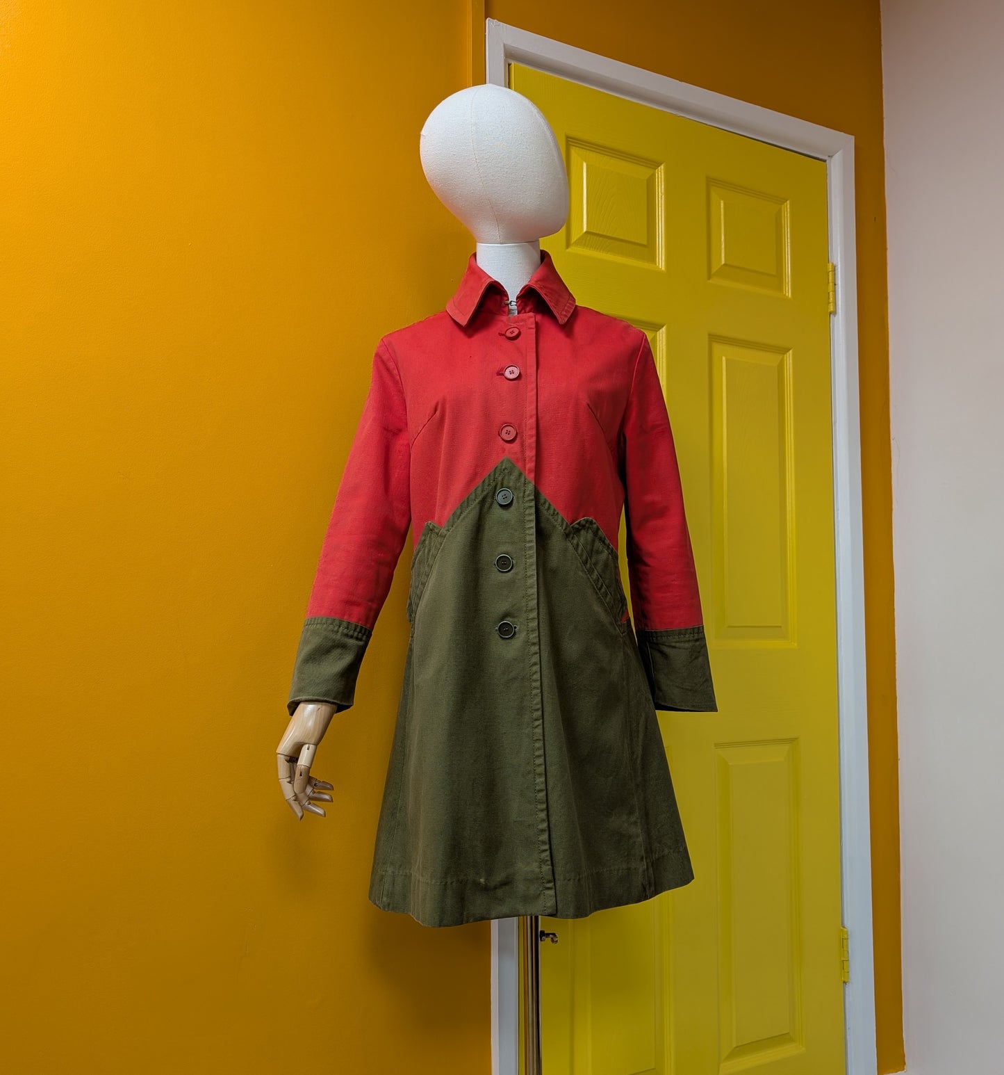 Epic 1960s Gangsters by Valstar canvas coat - S