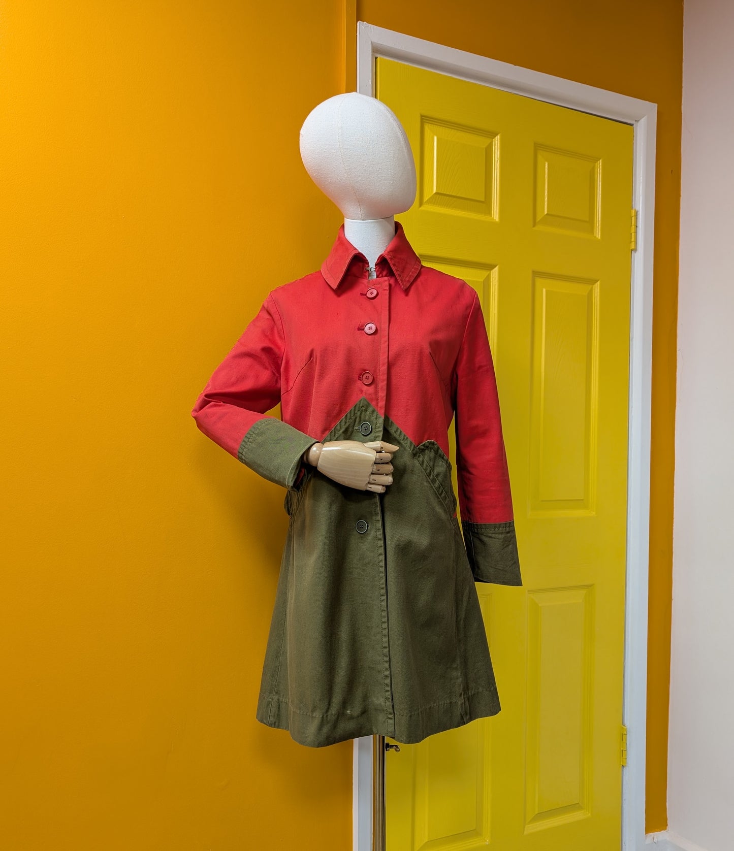 Epic 1960s Gangsters by Valstar canvas coat - S