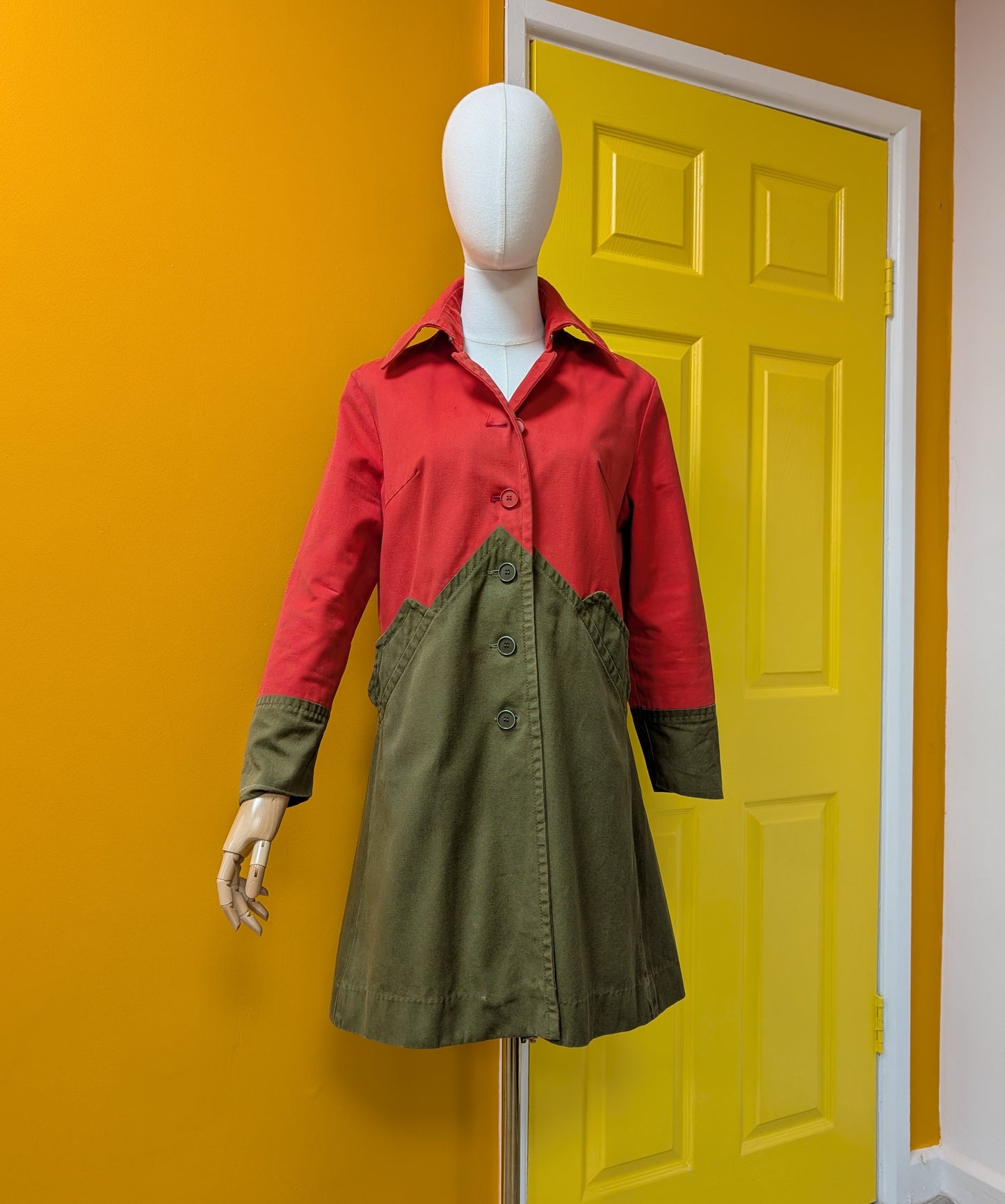 Epic 1960s Gangsters by Valstar canvas coat - S