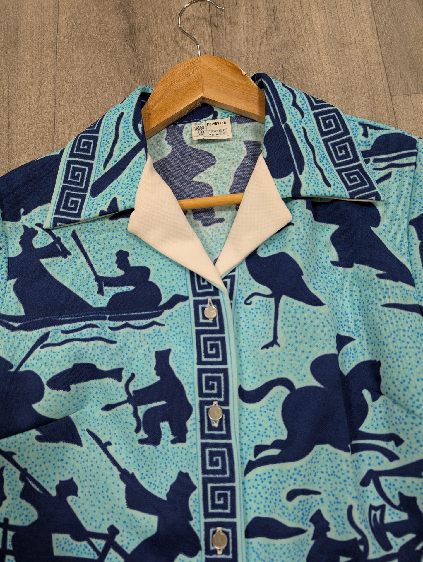 1970s Prova novelty print shirt - S/M