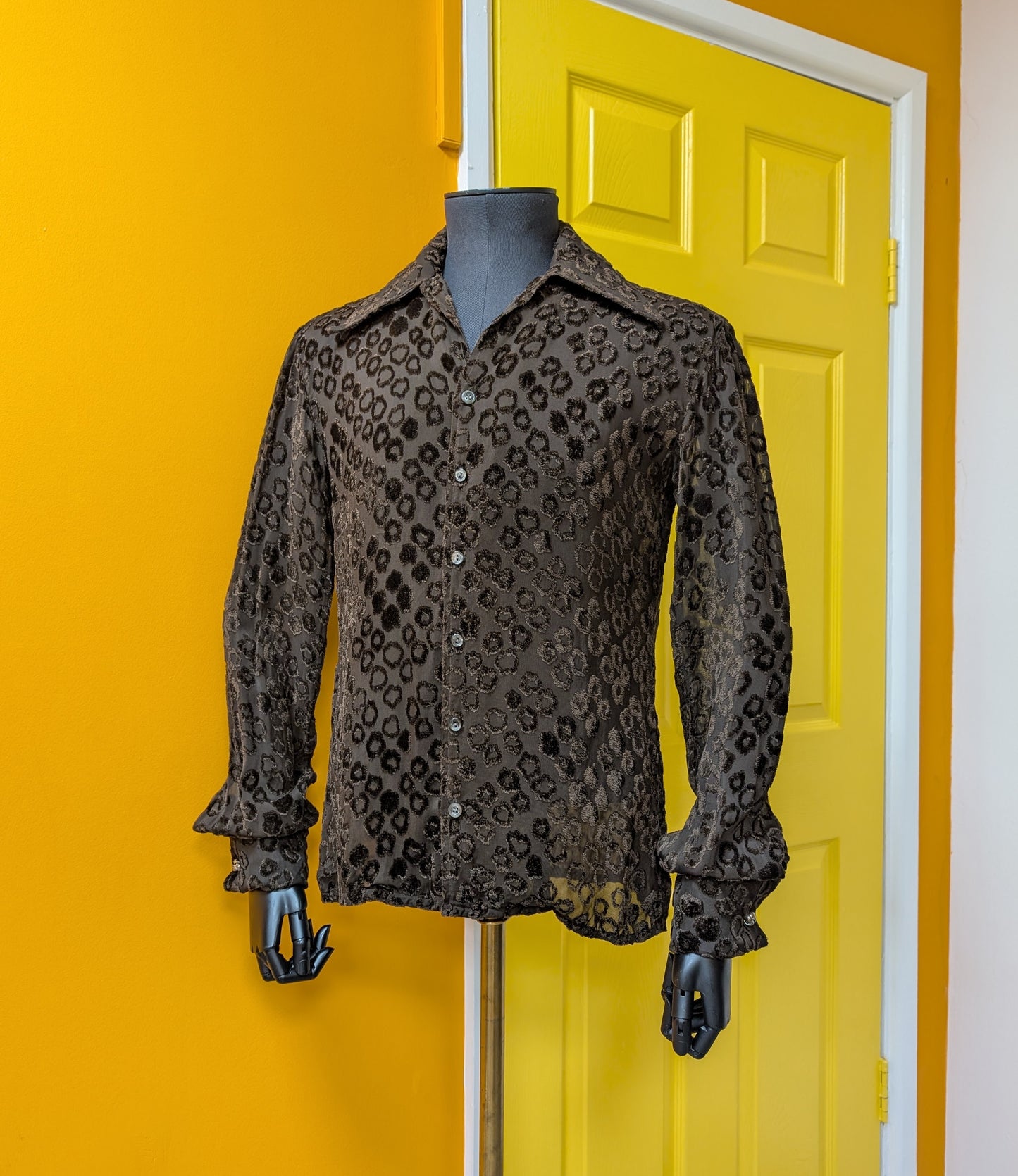 Celebrity Shirts styled by Bob Fletcher brown shirt