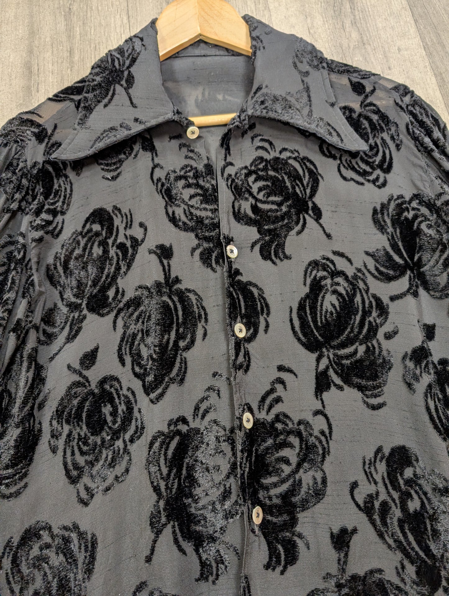 Unlabelled Bob Fletcher black shirt