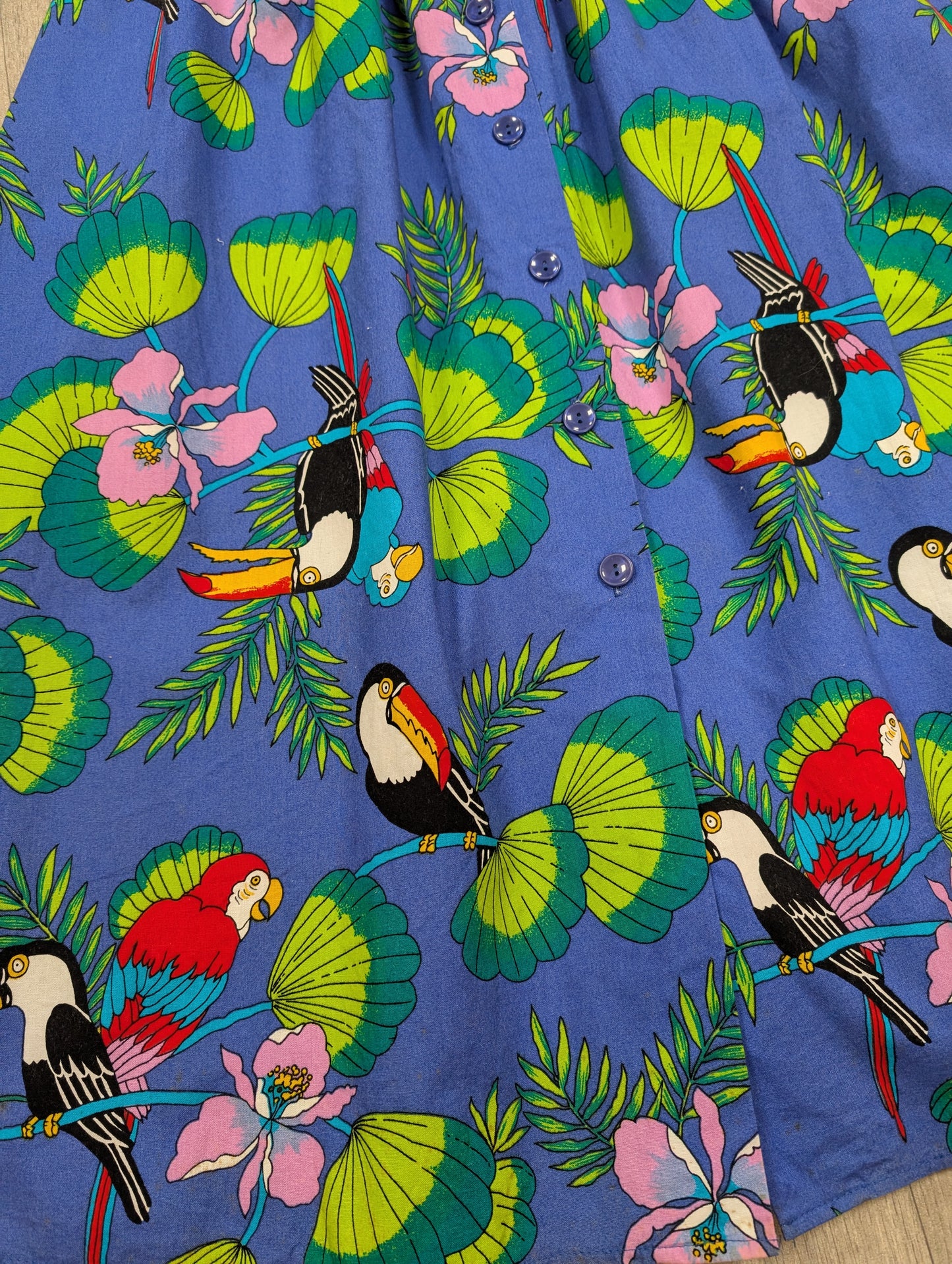 1980s Nightingales cotton skirt - XS