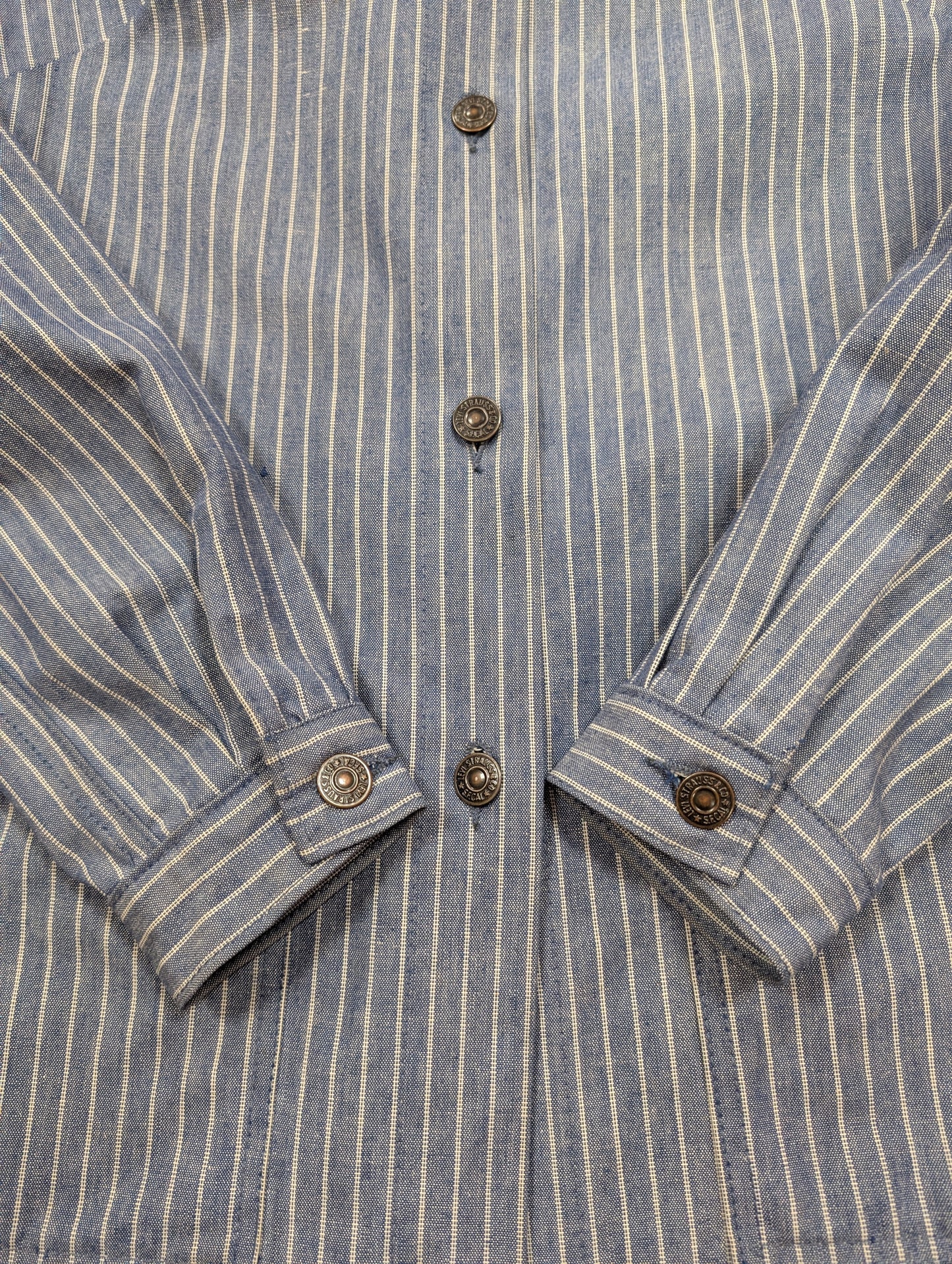 1970s Miss Levi's striped belted jacket