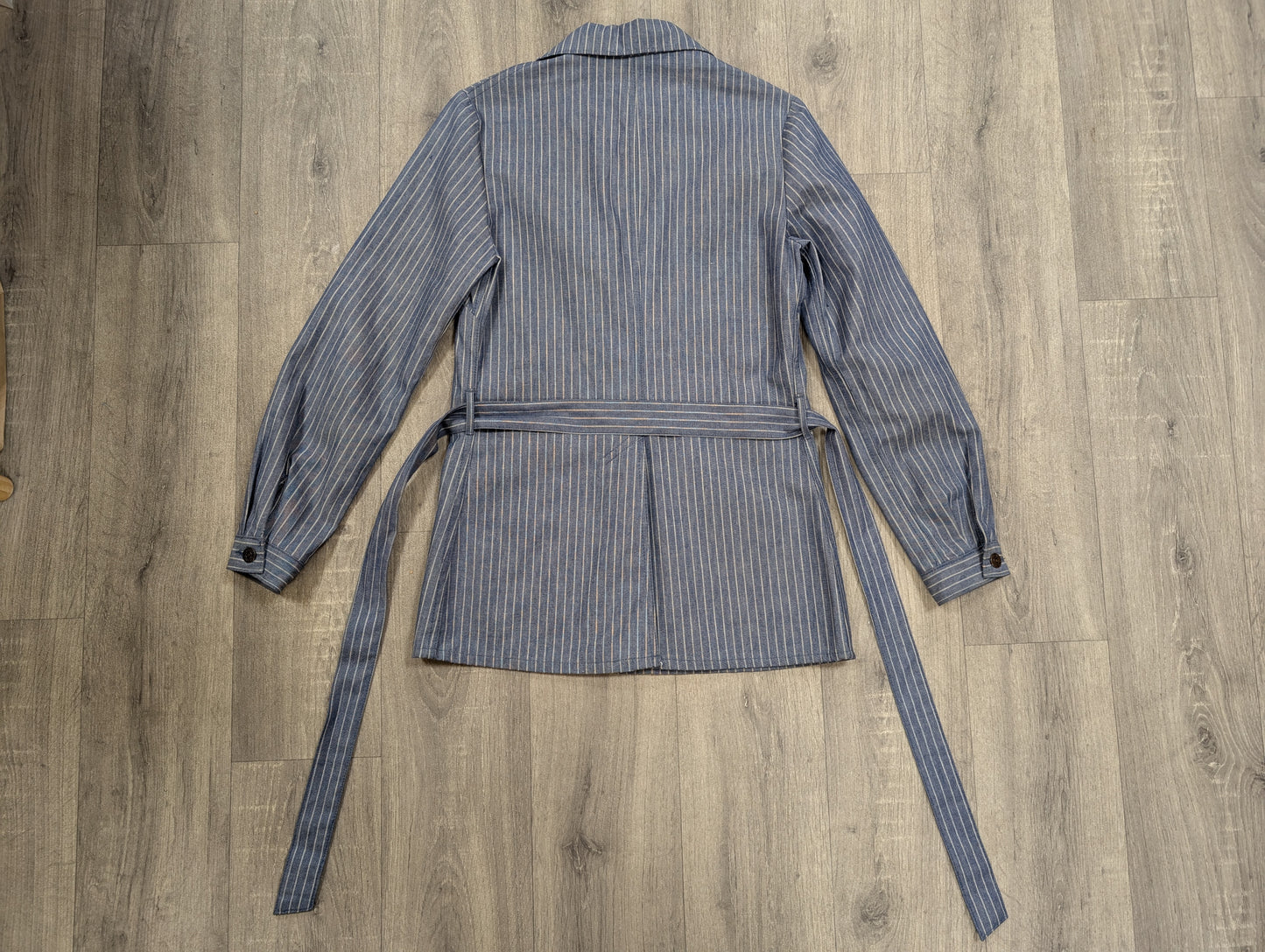 1970s Miss Levi's striped belted jacket