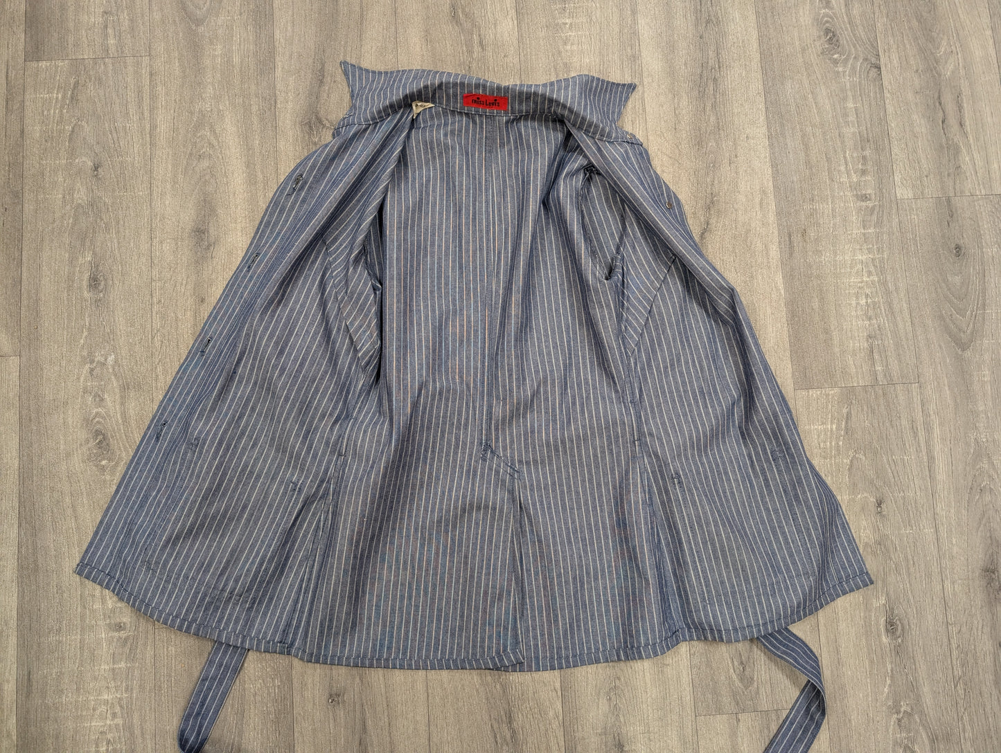 1970s Miss Levi's striped belted jacket