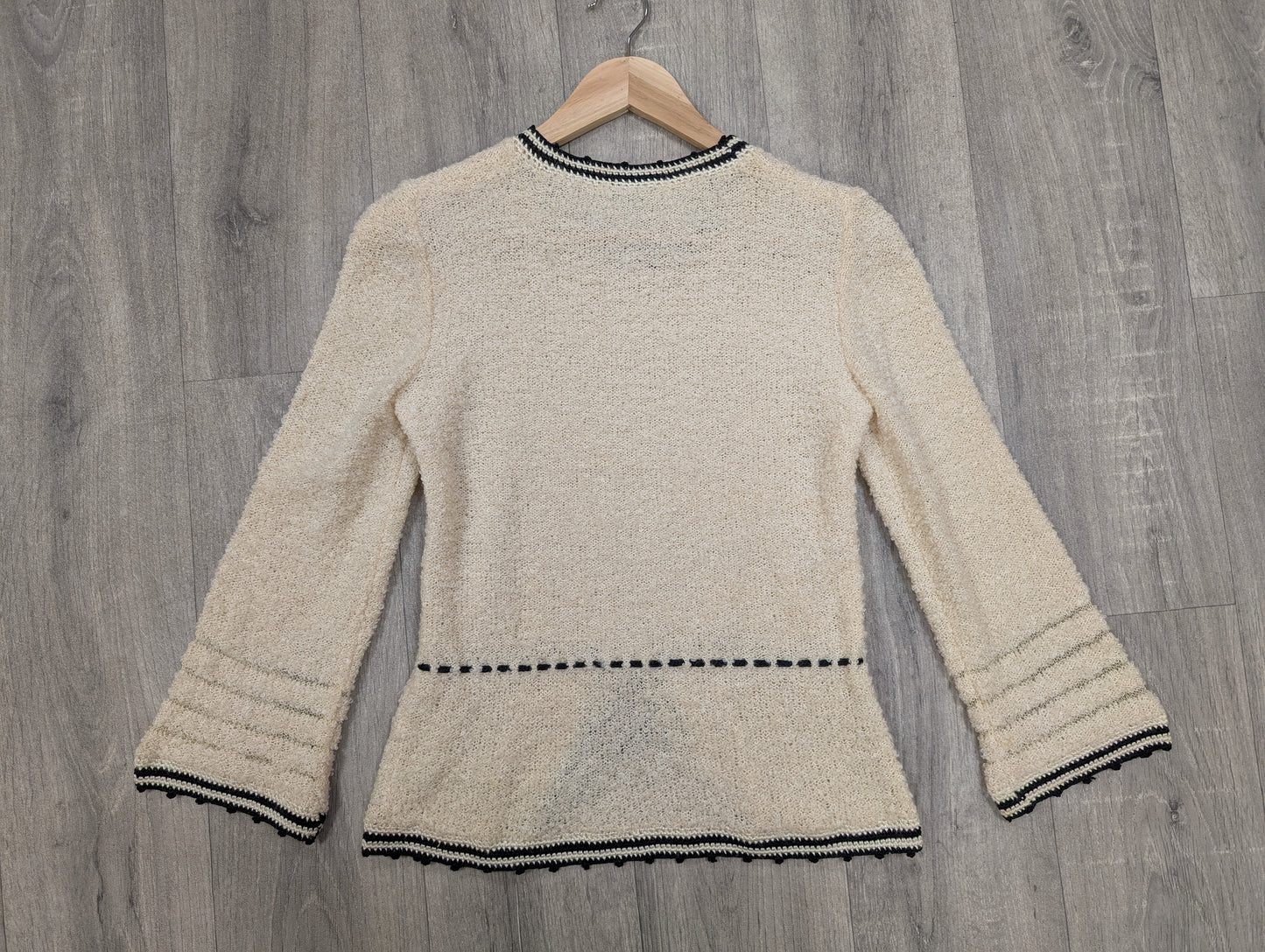 1970s Mary Ruane knitted top and skirt