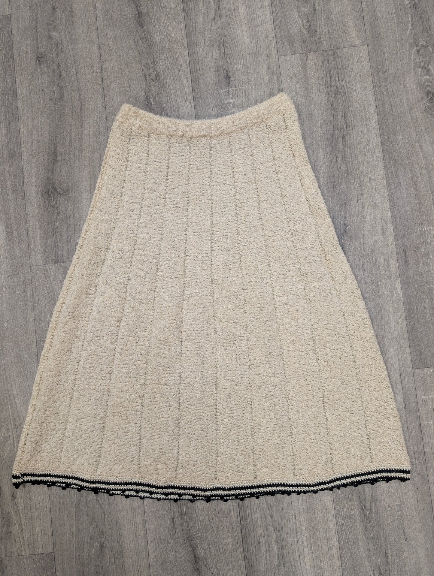 1970s Mary Ruane knitted top and skirt
