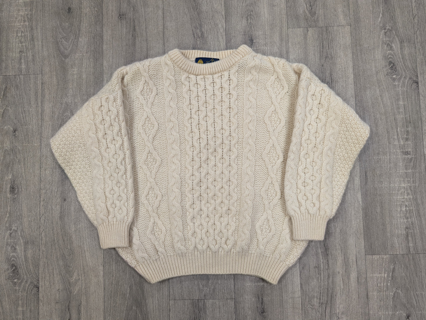 1980s Tivoli Aran wool jumper - M