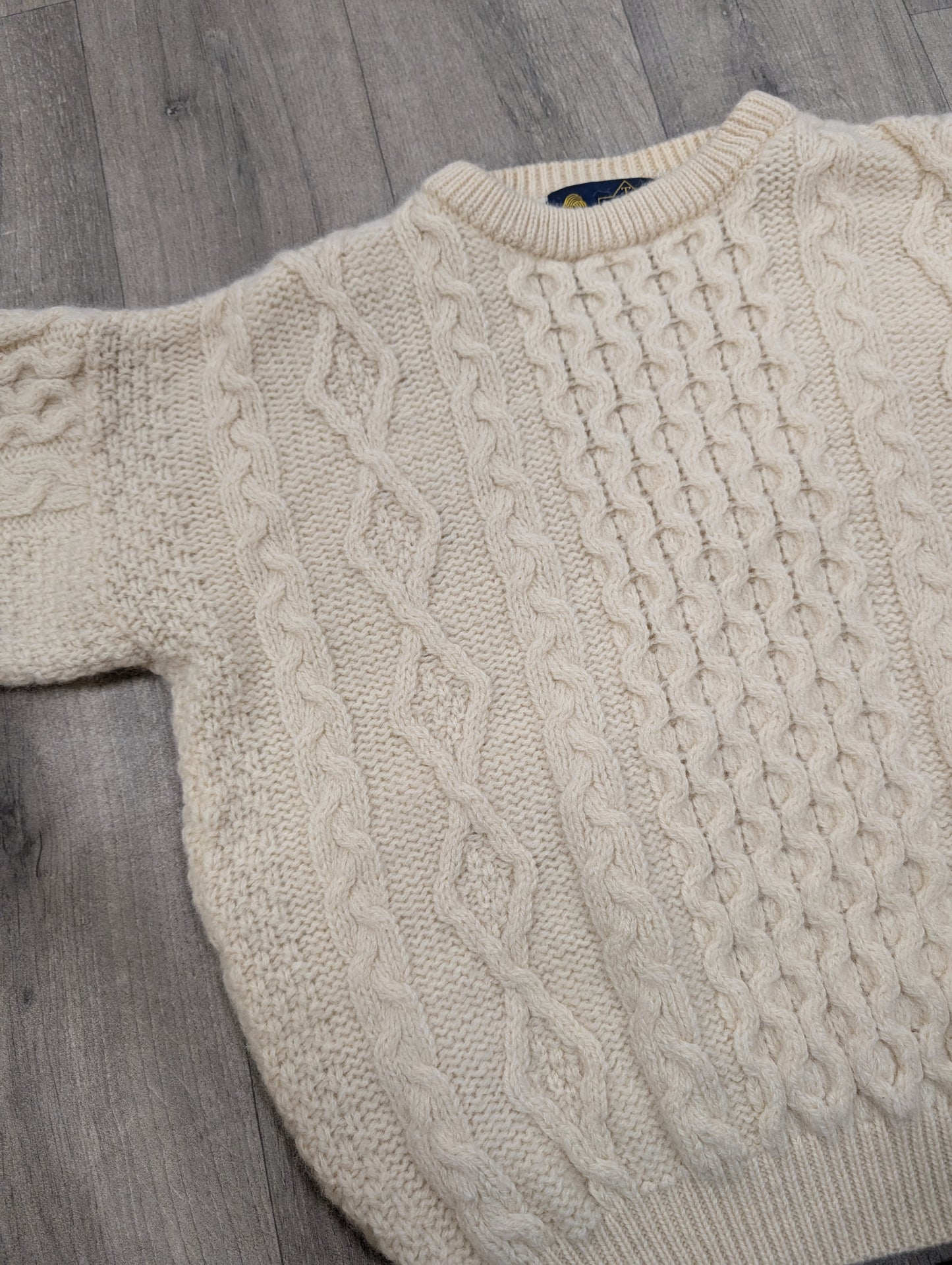 1980s Tivoli Aran wool jumper - M