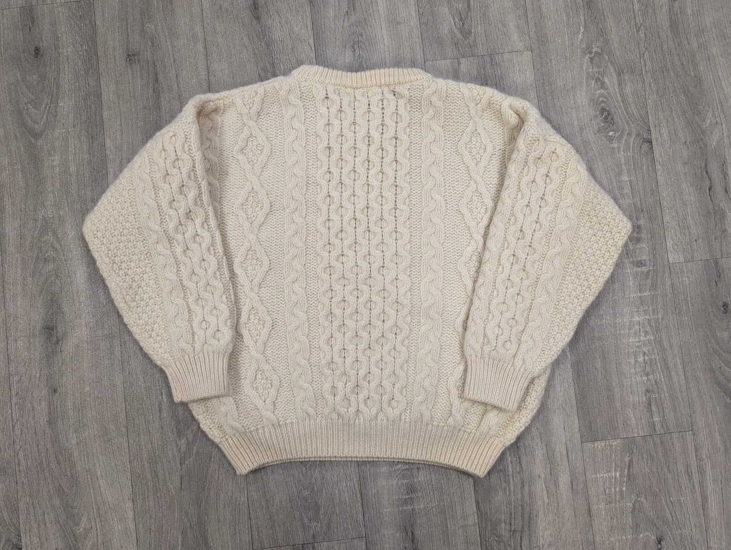 1980s Tivoli Aran wool jumper - M