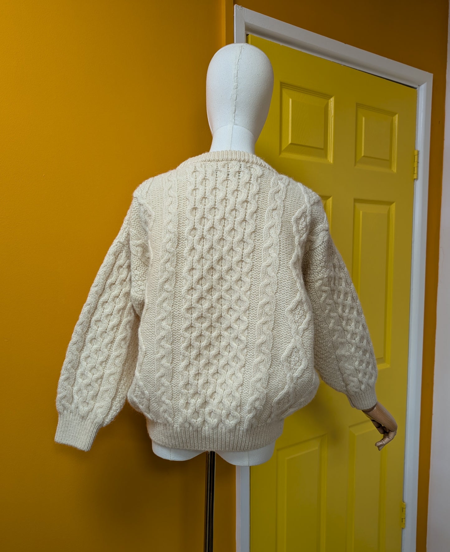 1980s Tivoli Aran wool jumper - M