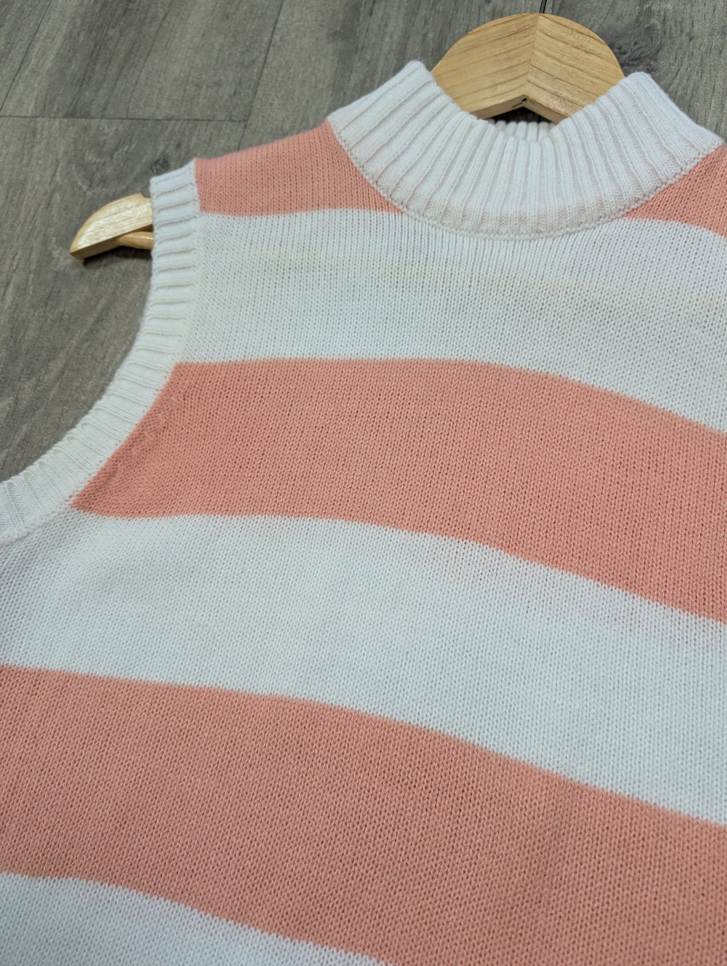 1980s striped acrylic knit