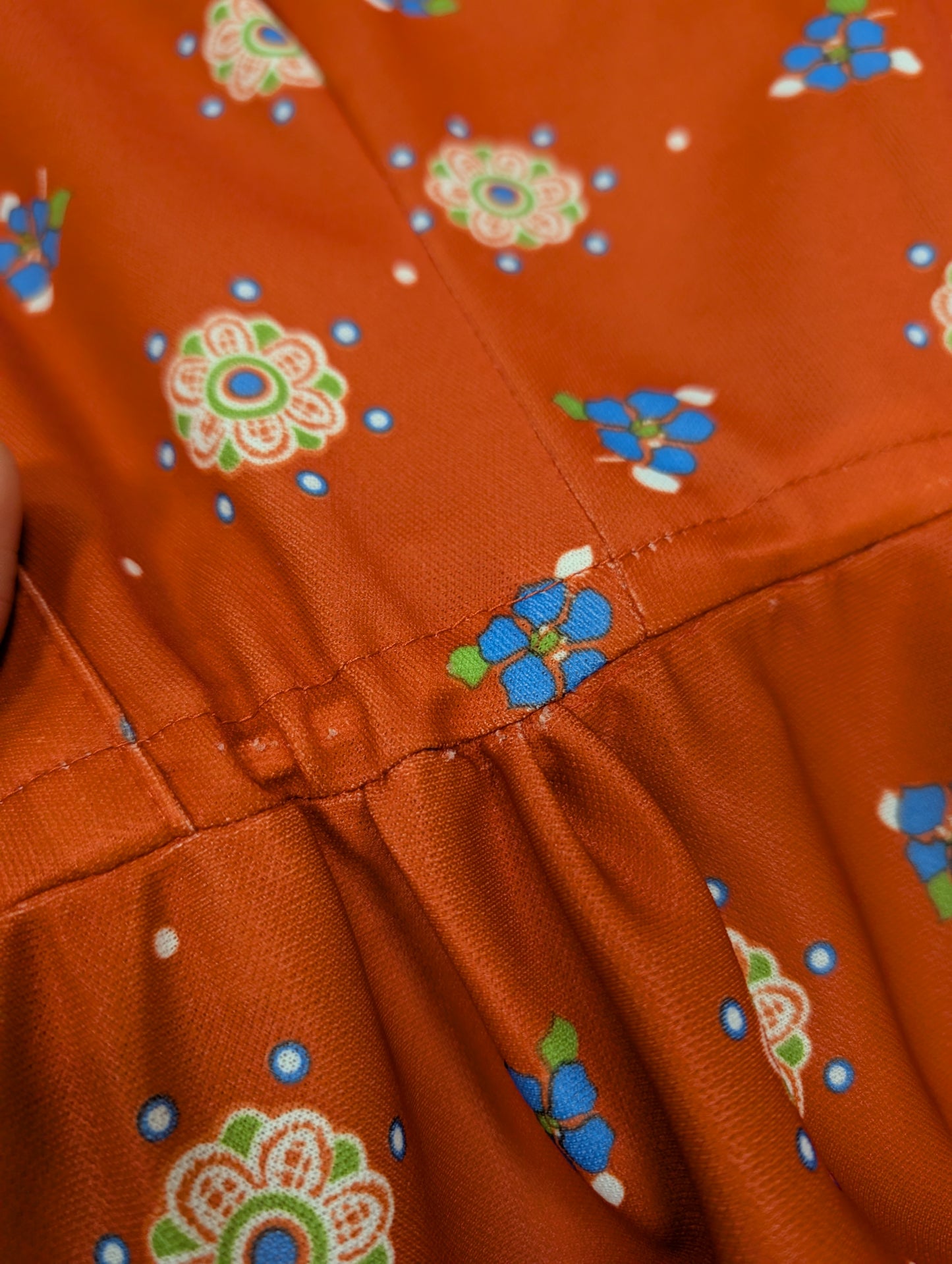 1970s maxi dress - Size 16
