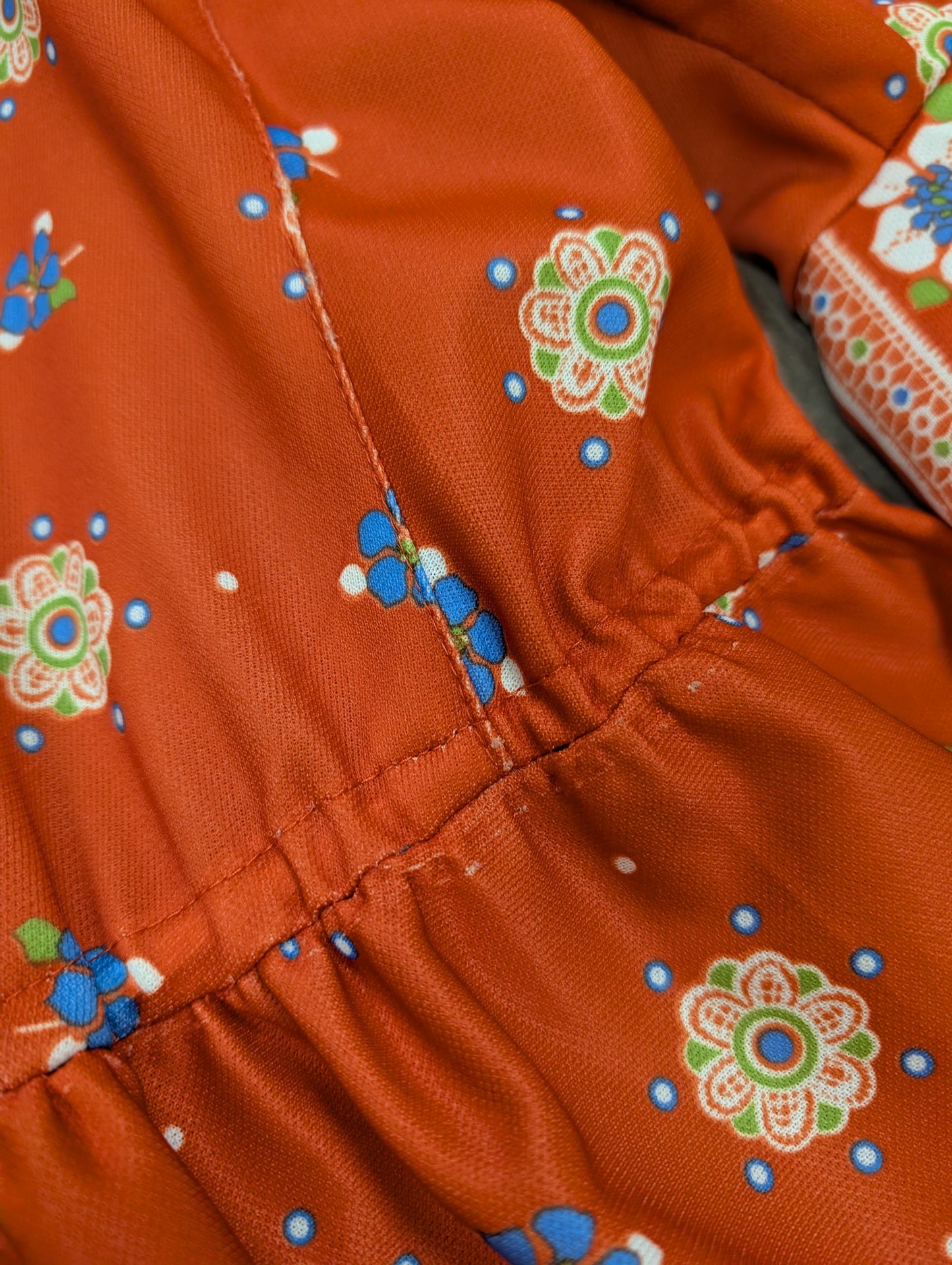 1970s maxi dress - Size 16