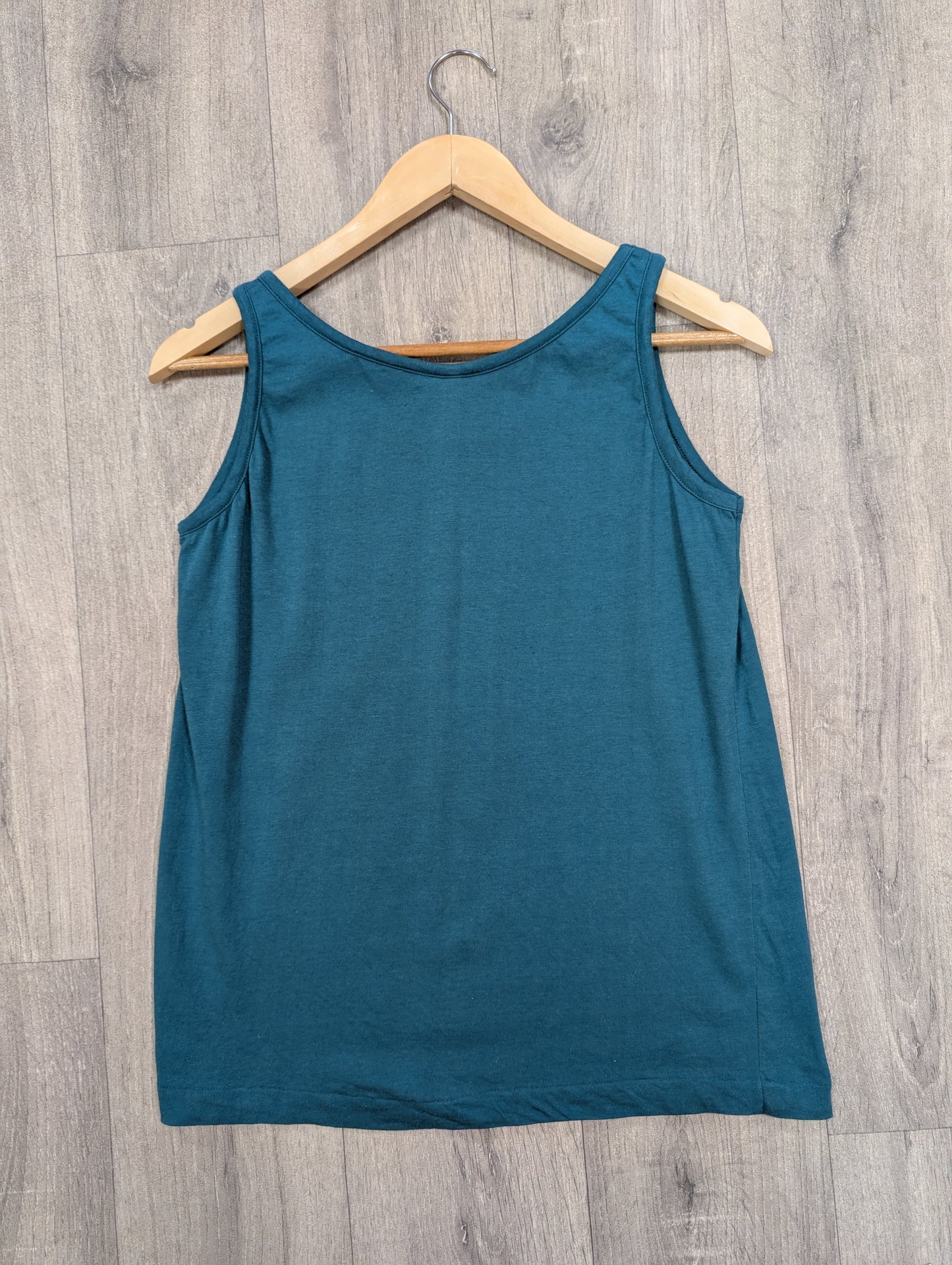 1980s Chelsea Girl green cotton vest