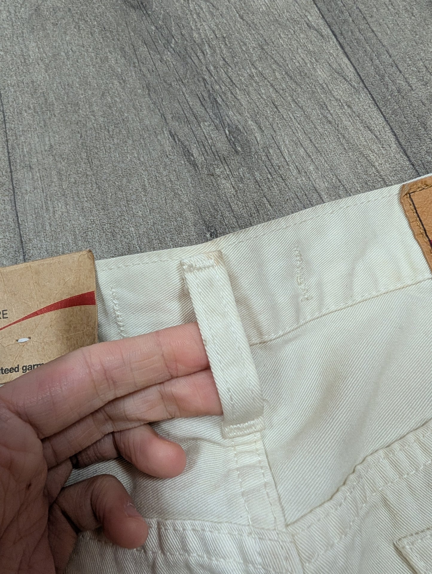 Deadstock Y2K Coca Cola white jeans - 26"W 31"L