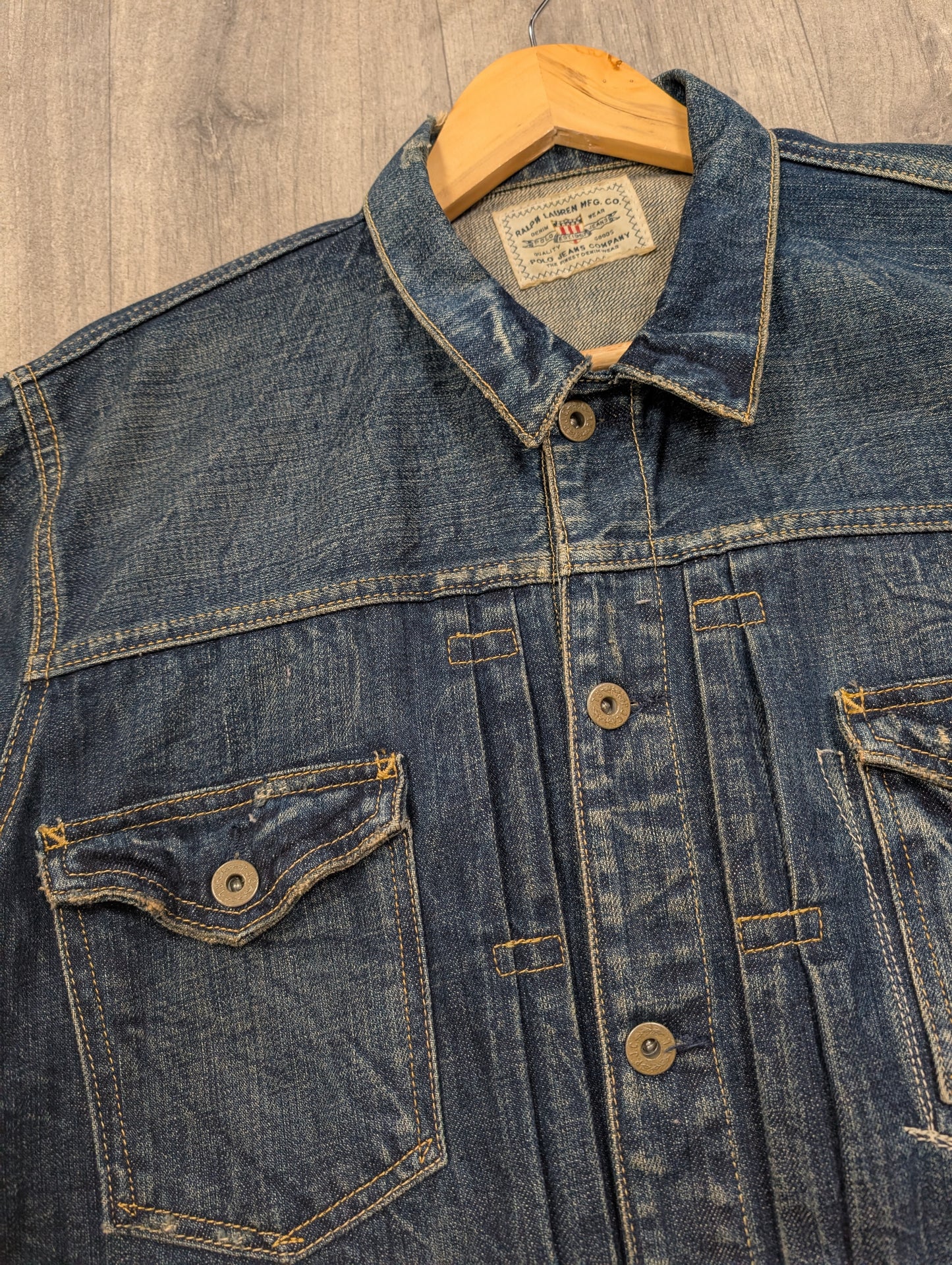 Ralph Lauren Polo Jeans USA flag denim jacket