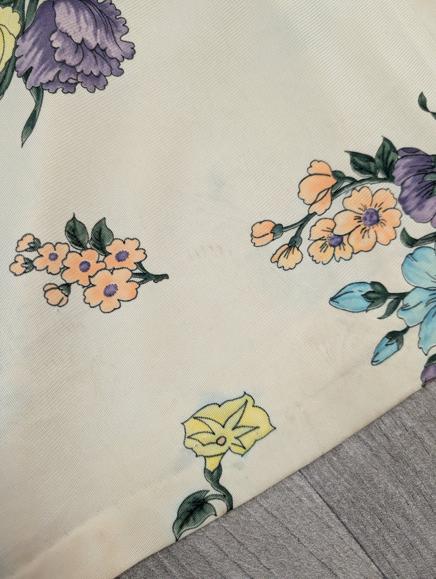 1970s floral maxi dress - Size 10/12/14