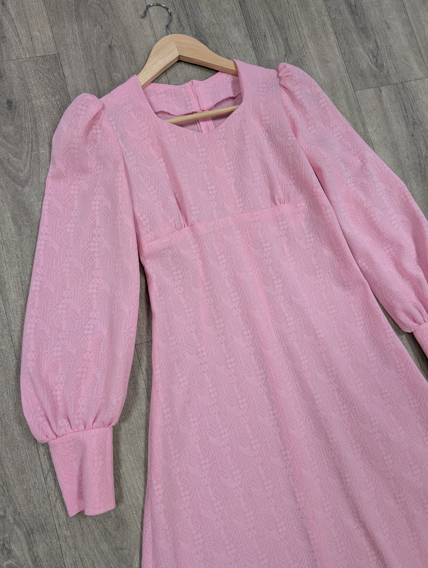 Gorgeous 1970s pink maxi dress - XS/6