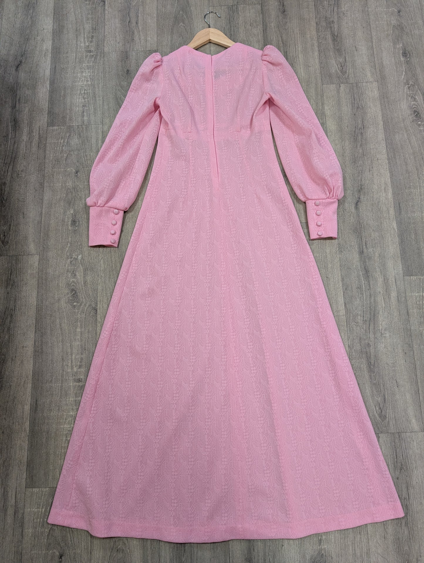 Gorgeous 1970s pink maxi dress - XS/6