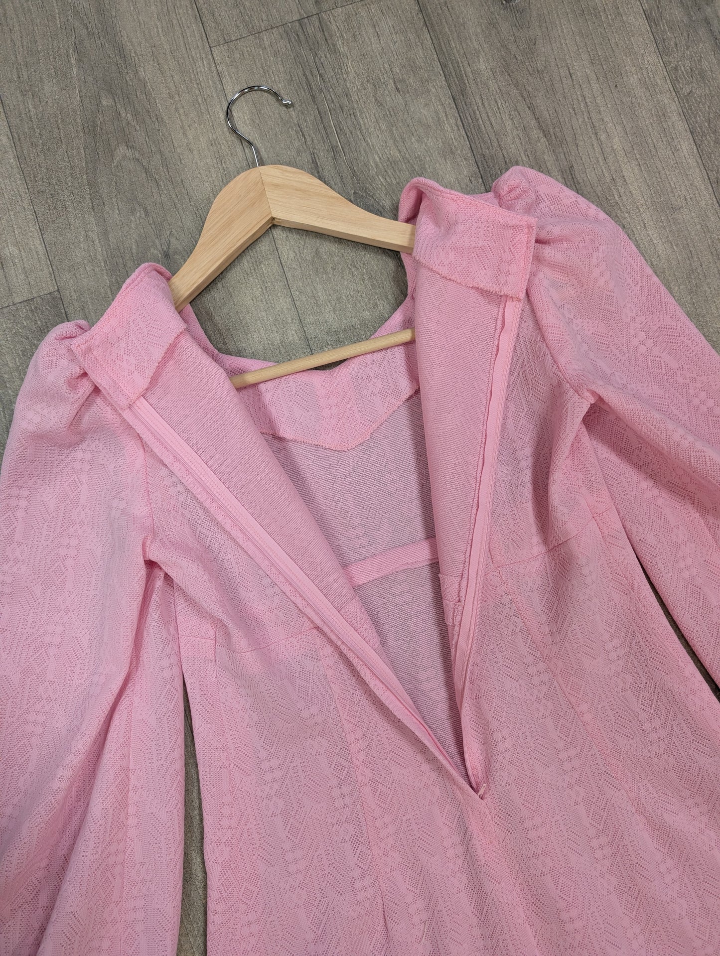 Gorgeous 1970s pink maxi dress - XS/6
