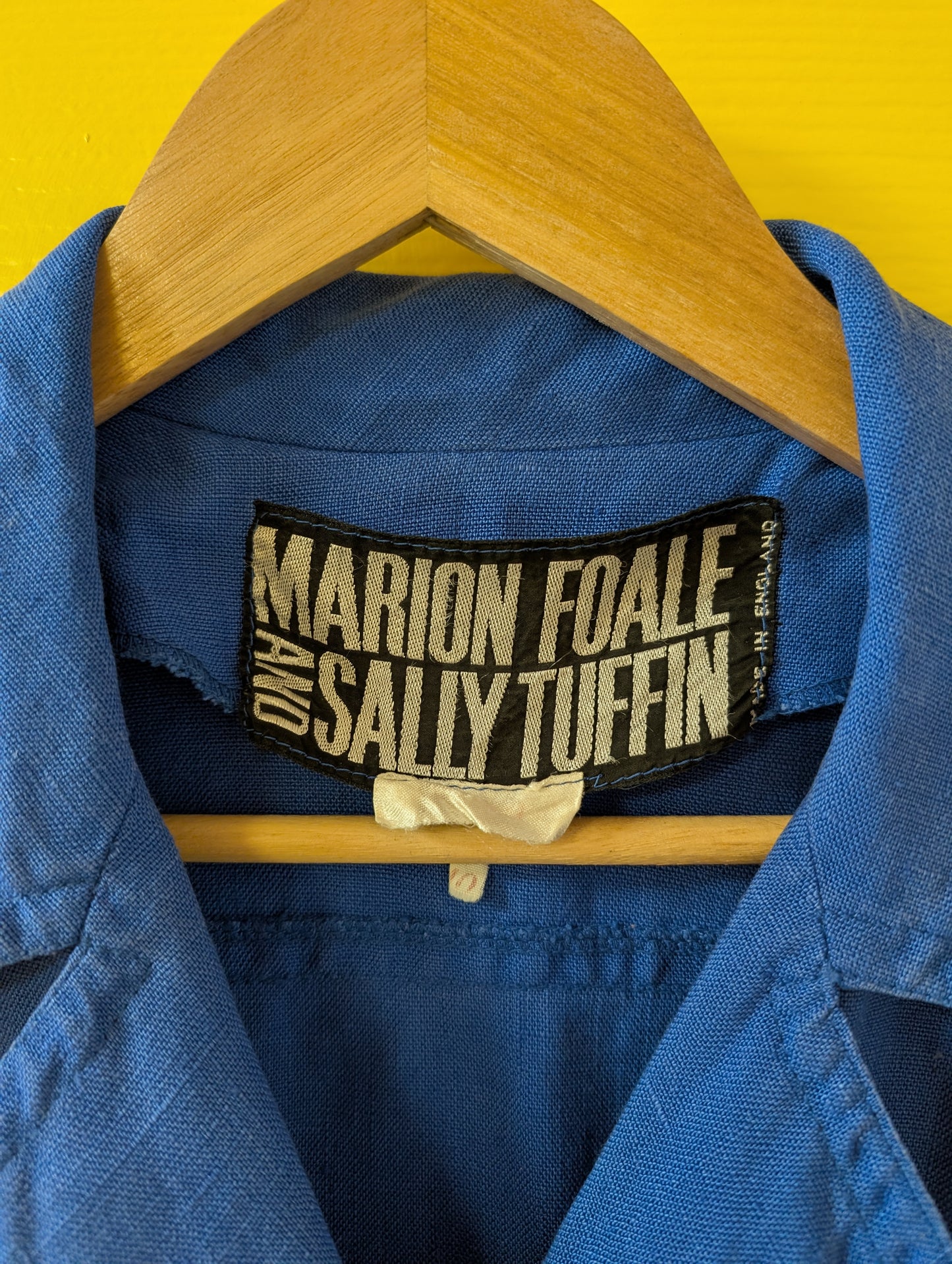 1970s Marion Foale and Sally Tuffin blue jacket - XS/S