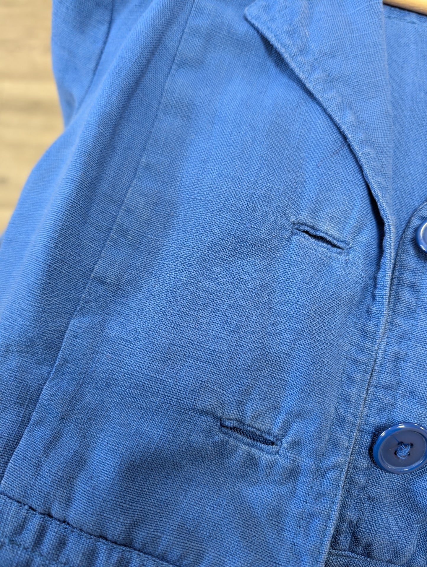 1970s Marion Foale and Sally Tuffin blue jacket - XS/S