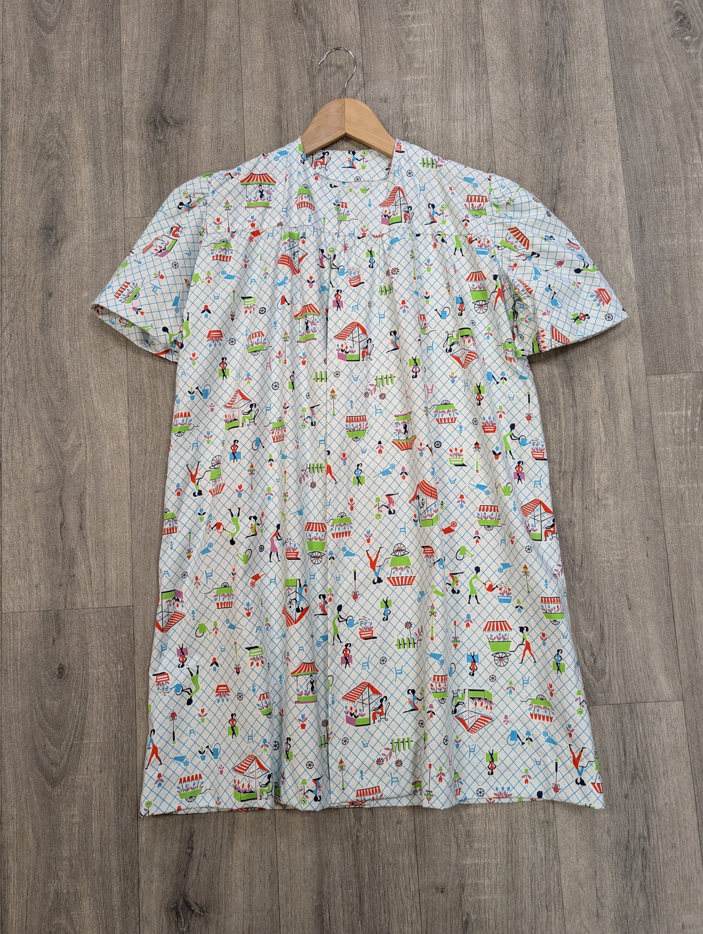 Novelty print cotton house coat/jacket - XS/S