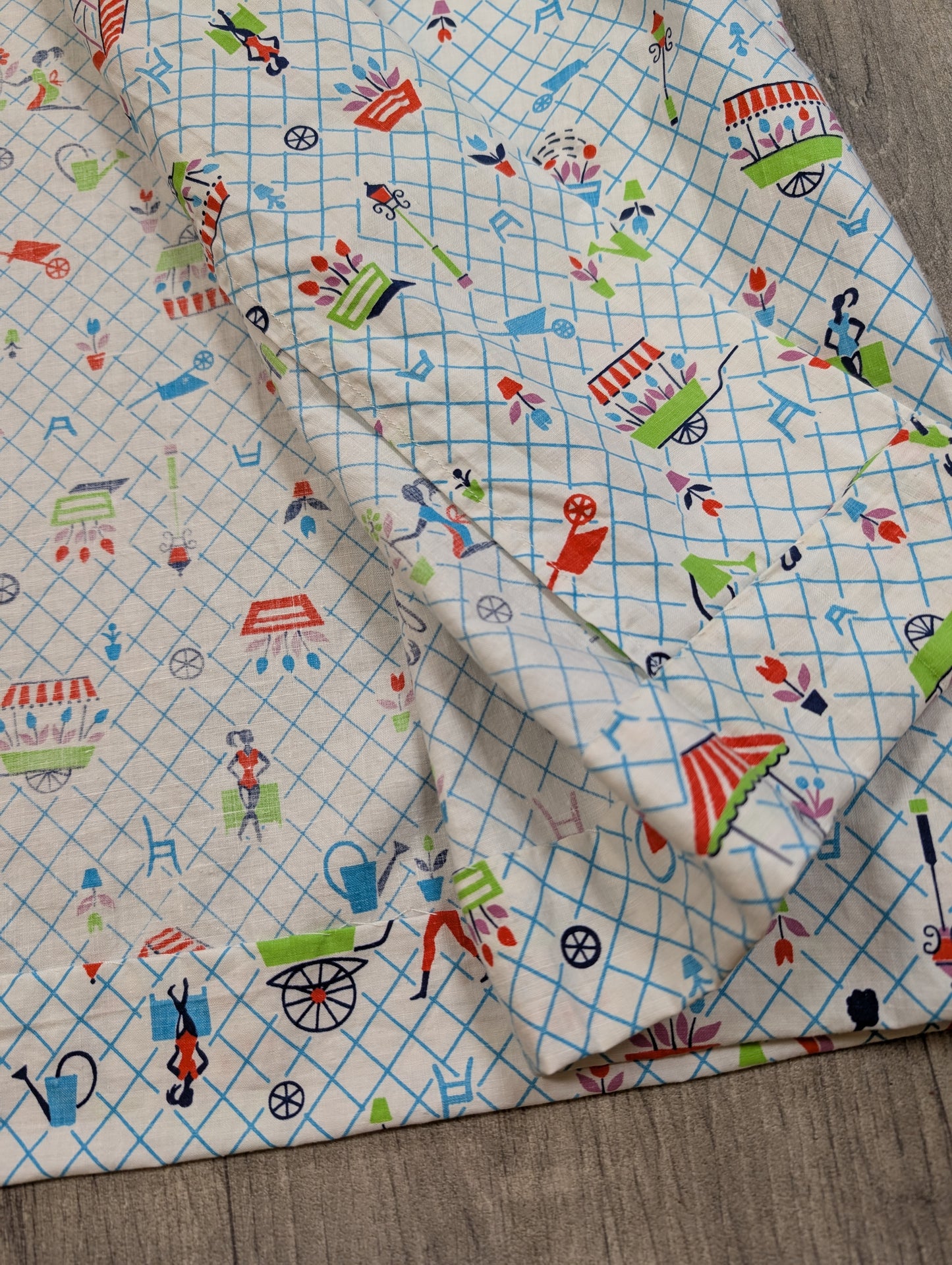 Novelty print cotton house coat/jacket - XS/S