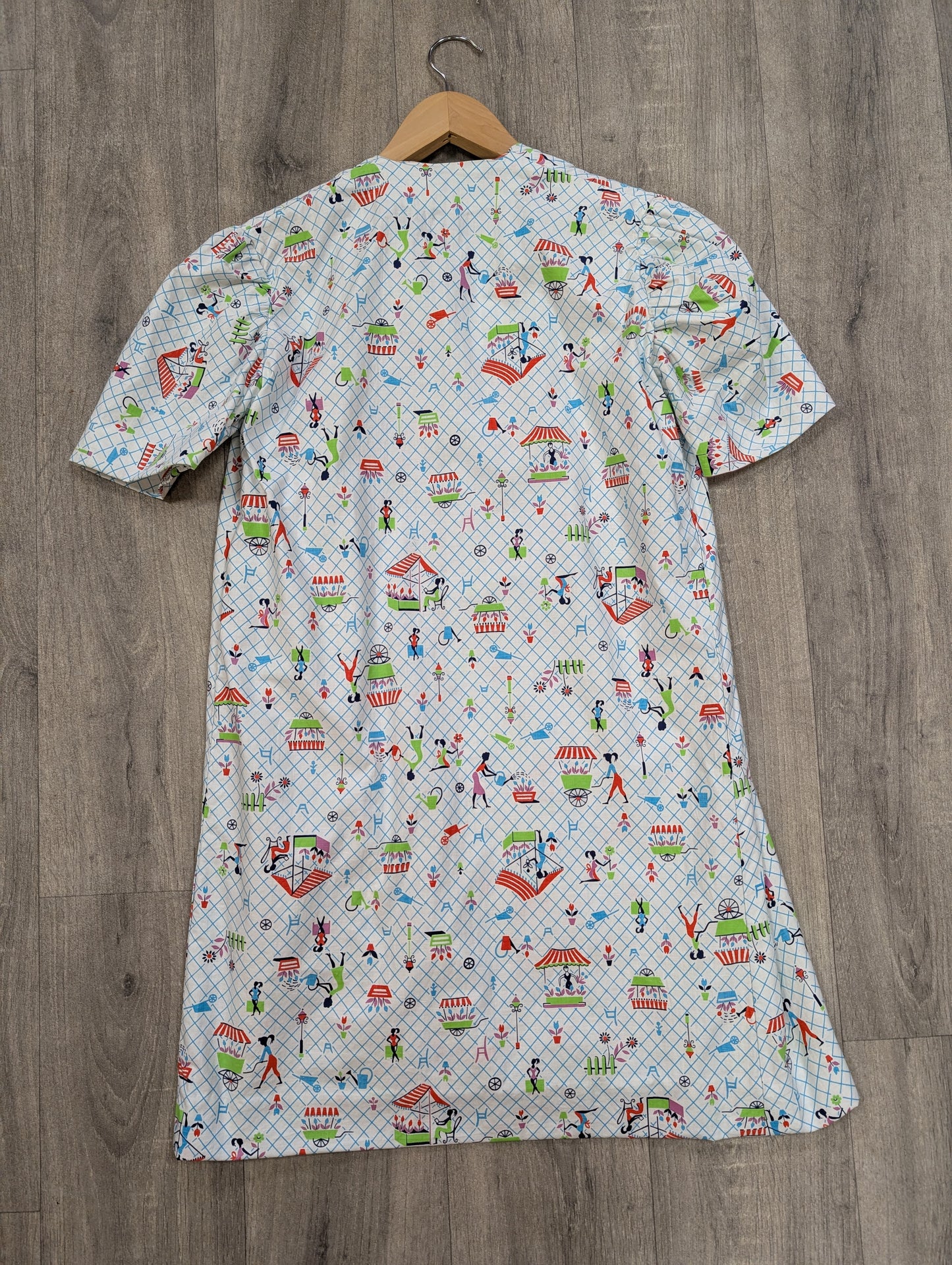 Novelty print cotton house coat/jacket - XS/S