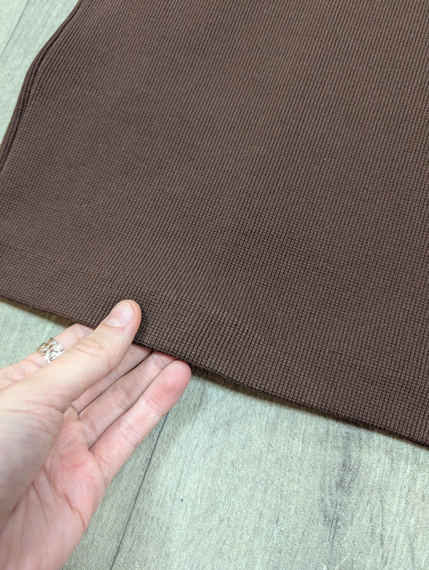1960s Minster bri-nylon brown top - S