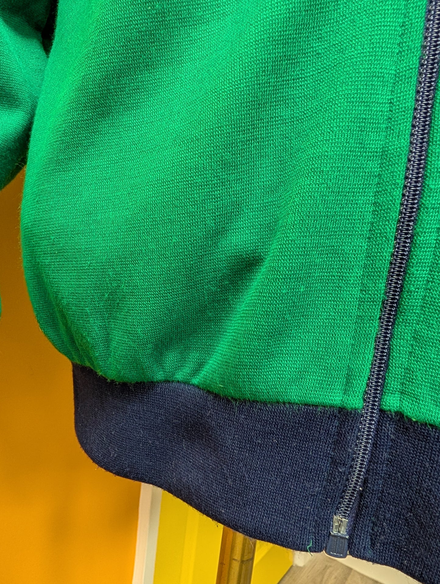 1970s Fred Perry green/navy blue jacket