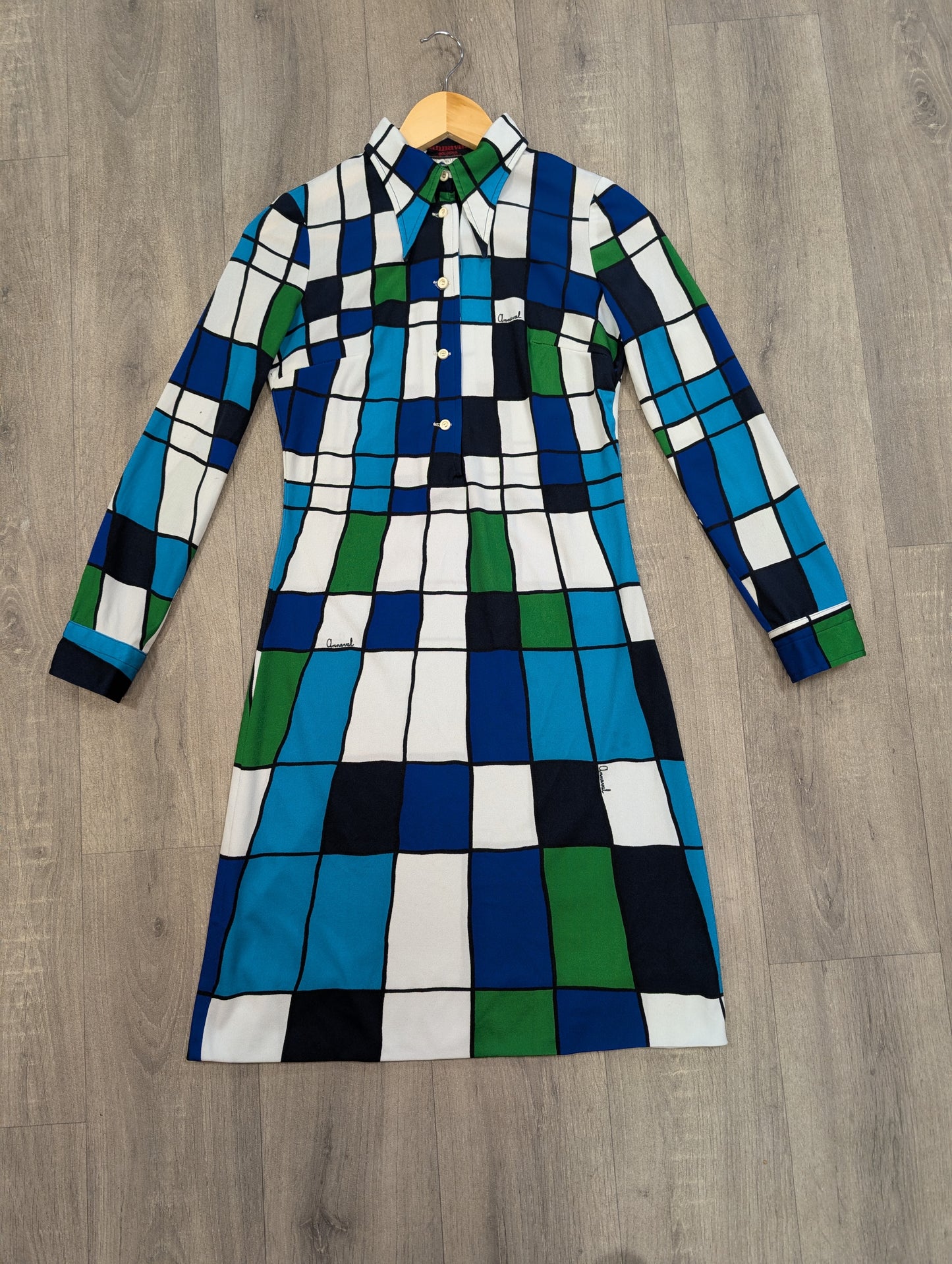 1970s Annaval Italian dress - S/8