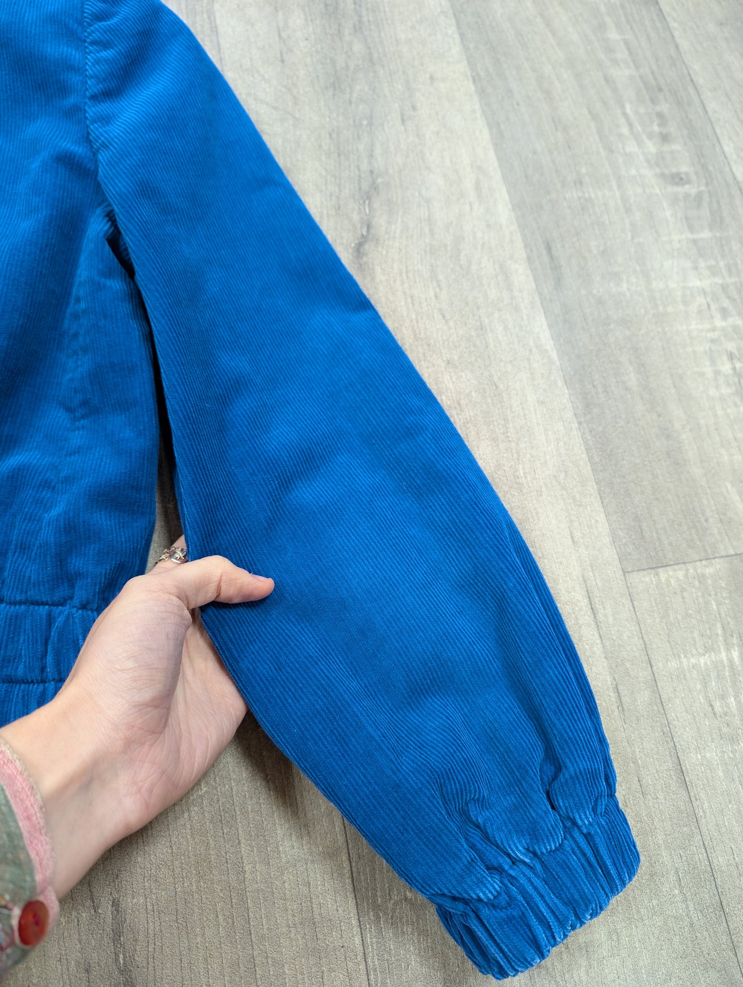 70s/80s Blue corduroy jacket - XS