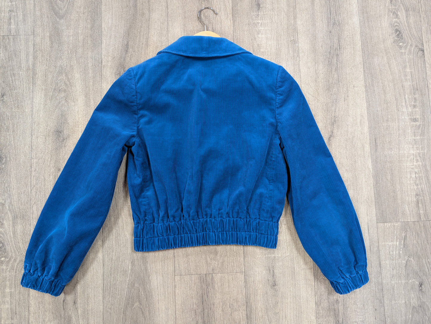 70s/80s Blue corduroy jacket - XS
