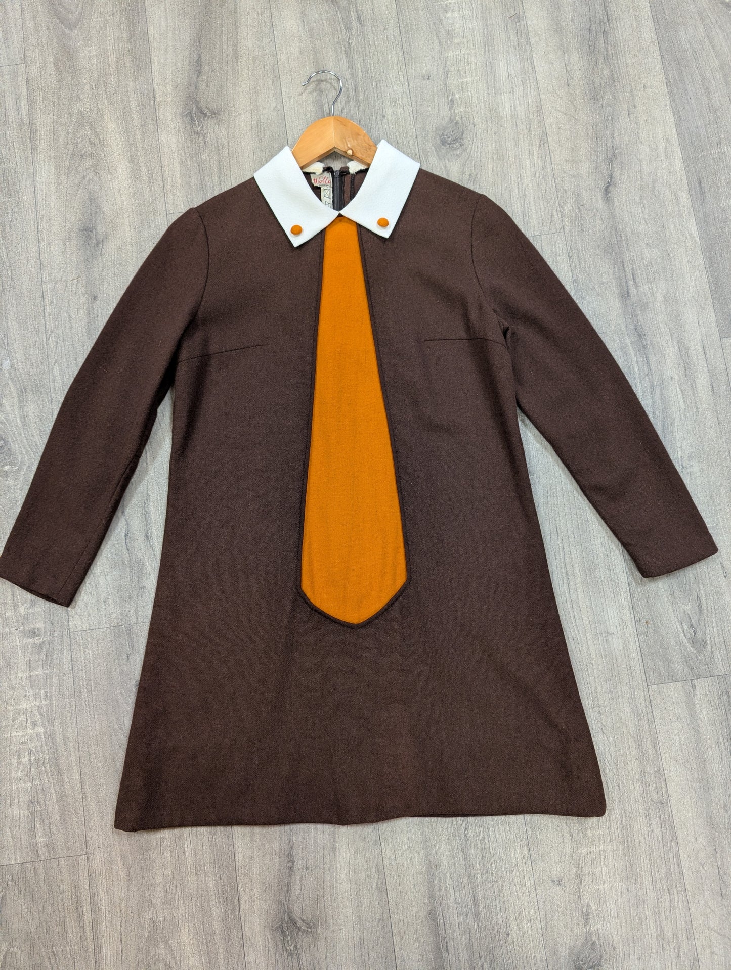 Epic 1960s wool dress - S/8