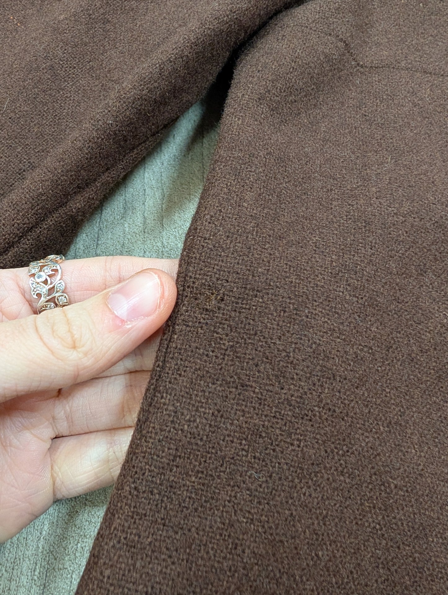 Epic 1960s wool dress - S/8