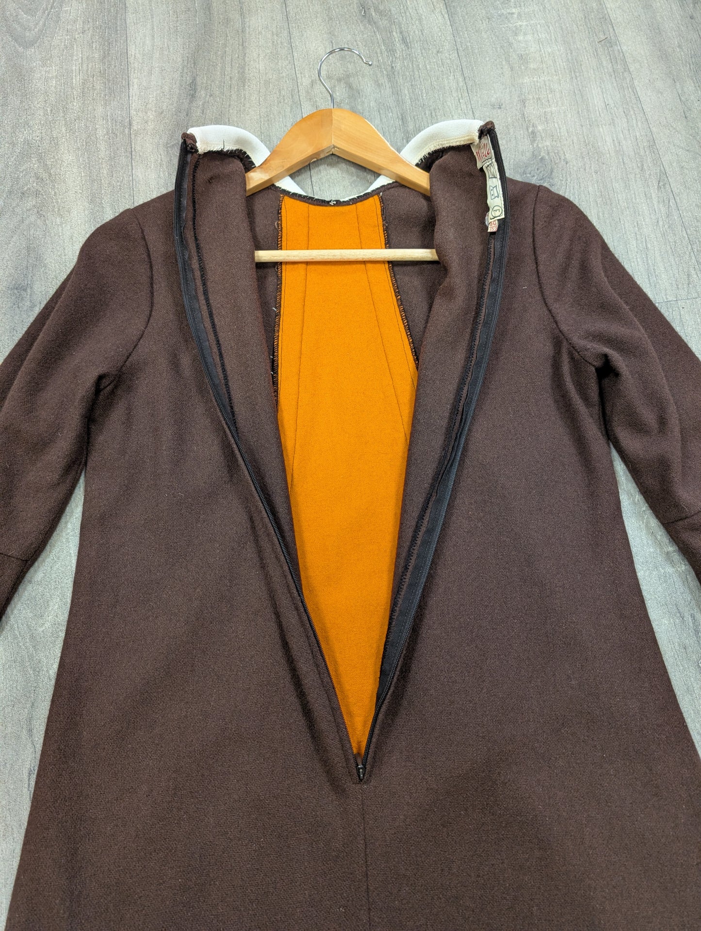 Epic 1960s wool dress - S/8