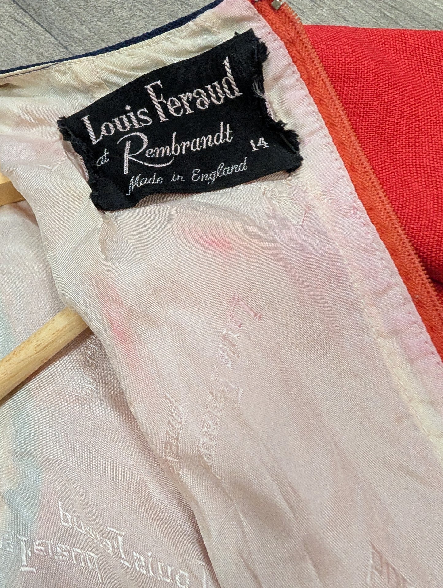 Late 60s Louis Feraud at Rembrandt space age colour block dress - S/8/10