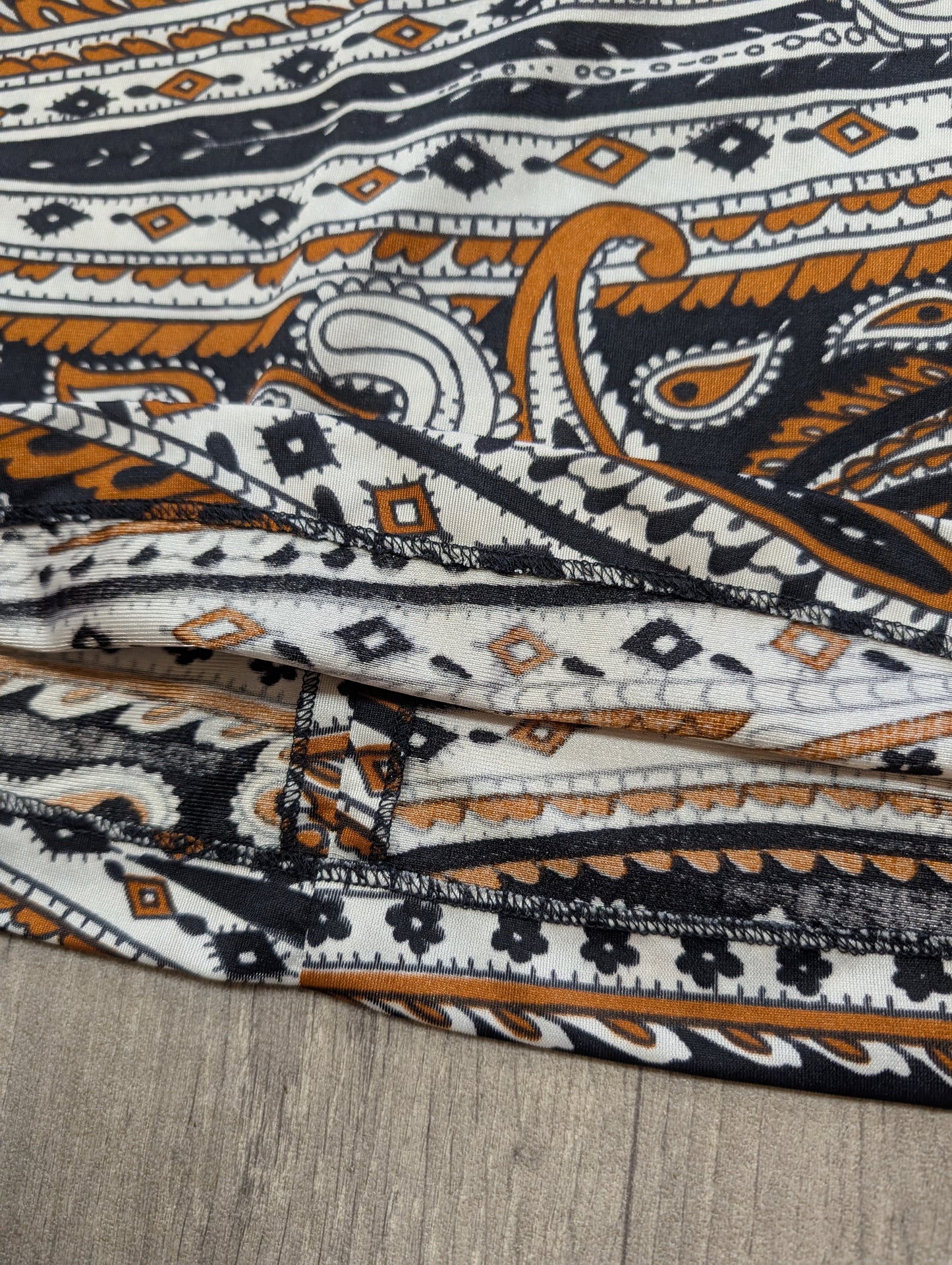 1960s St Michael paisley nylon 2 piece - XS/S