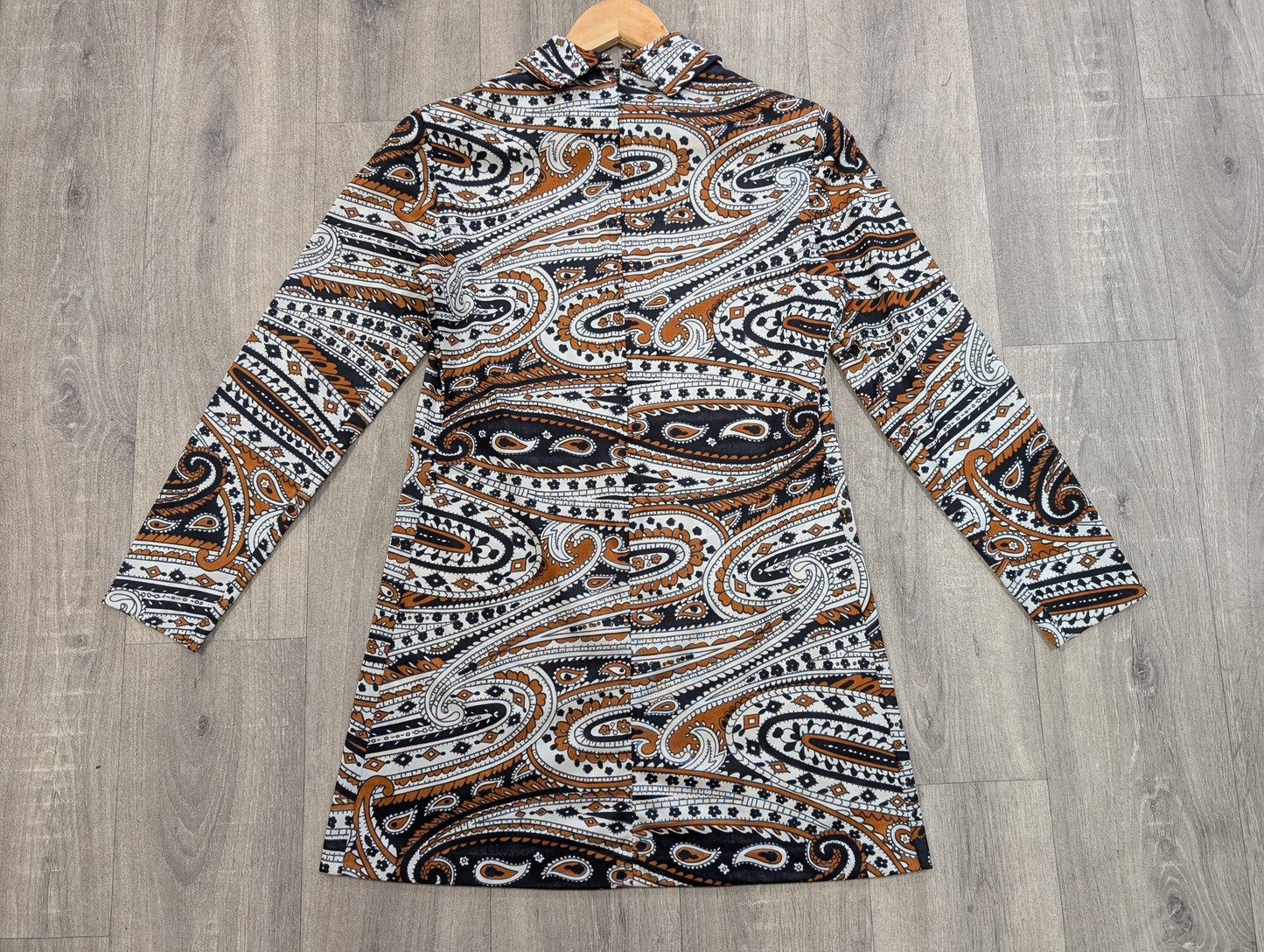 1960s St Michael paisley nylon 2 piece - XS/S