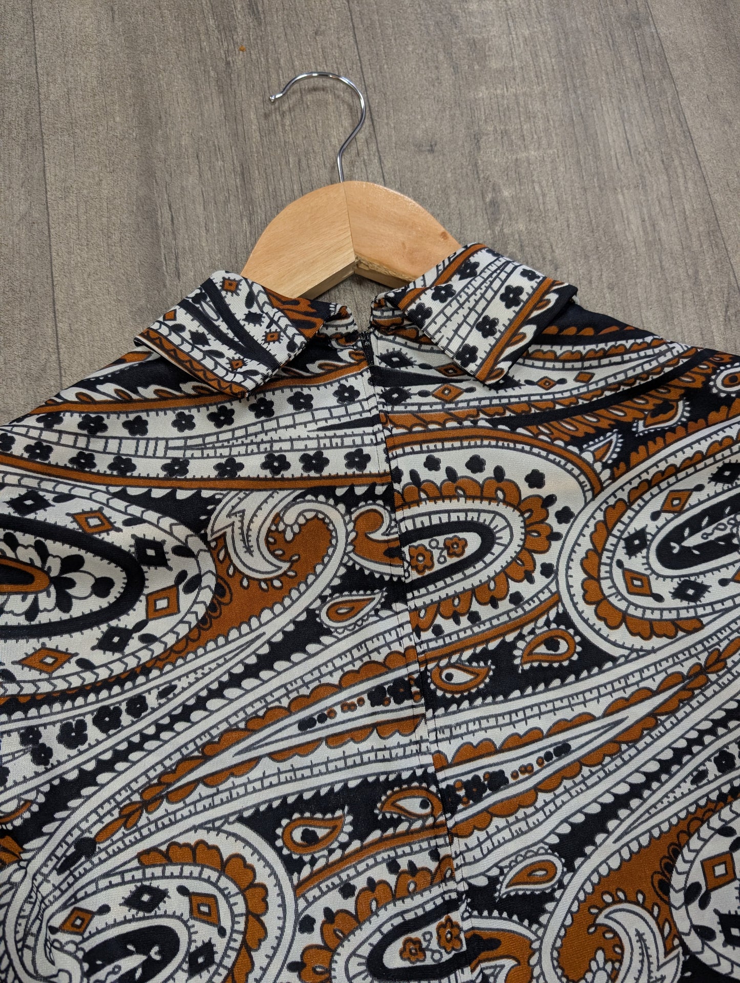 1960s St Michael paisley nylon 2 piece - XS/S