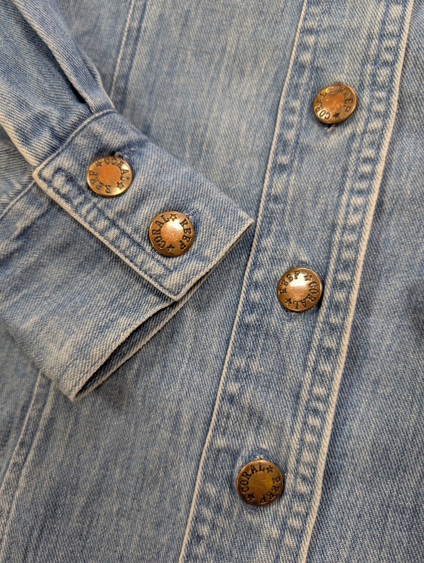 1970s Coral Reef denim shirt