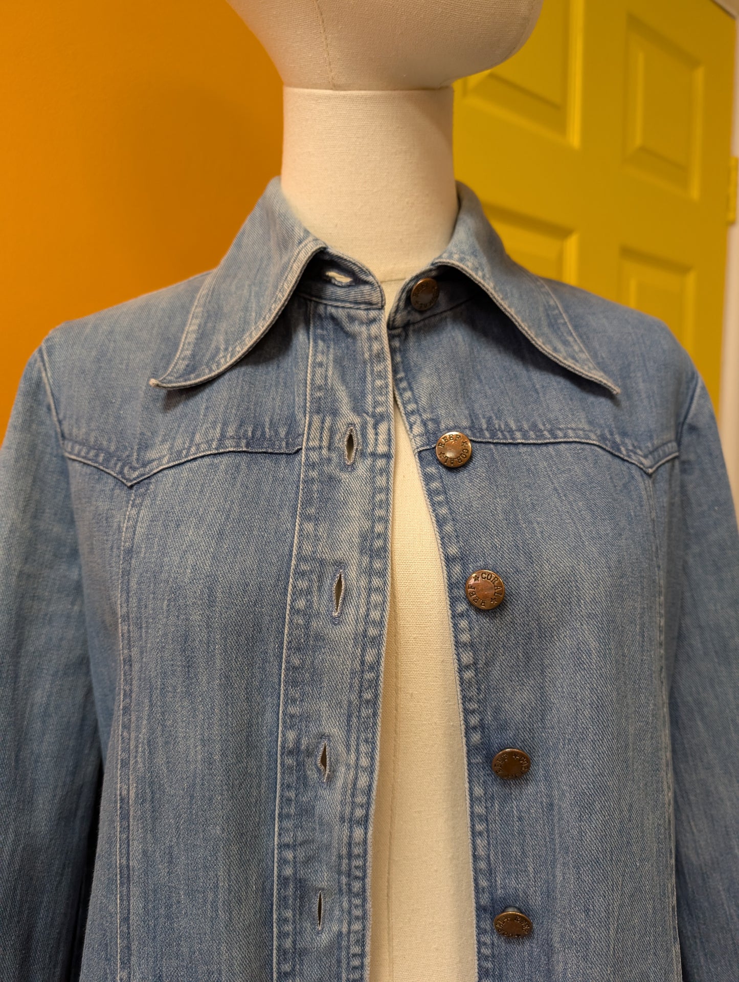 1970s Coral Reef denim shirt