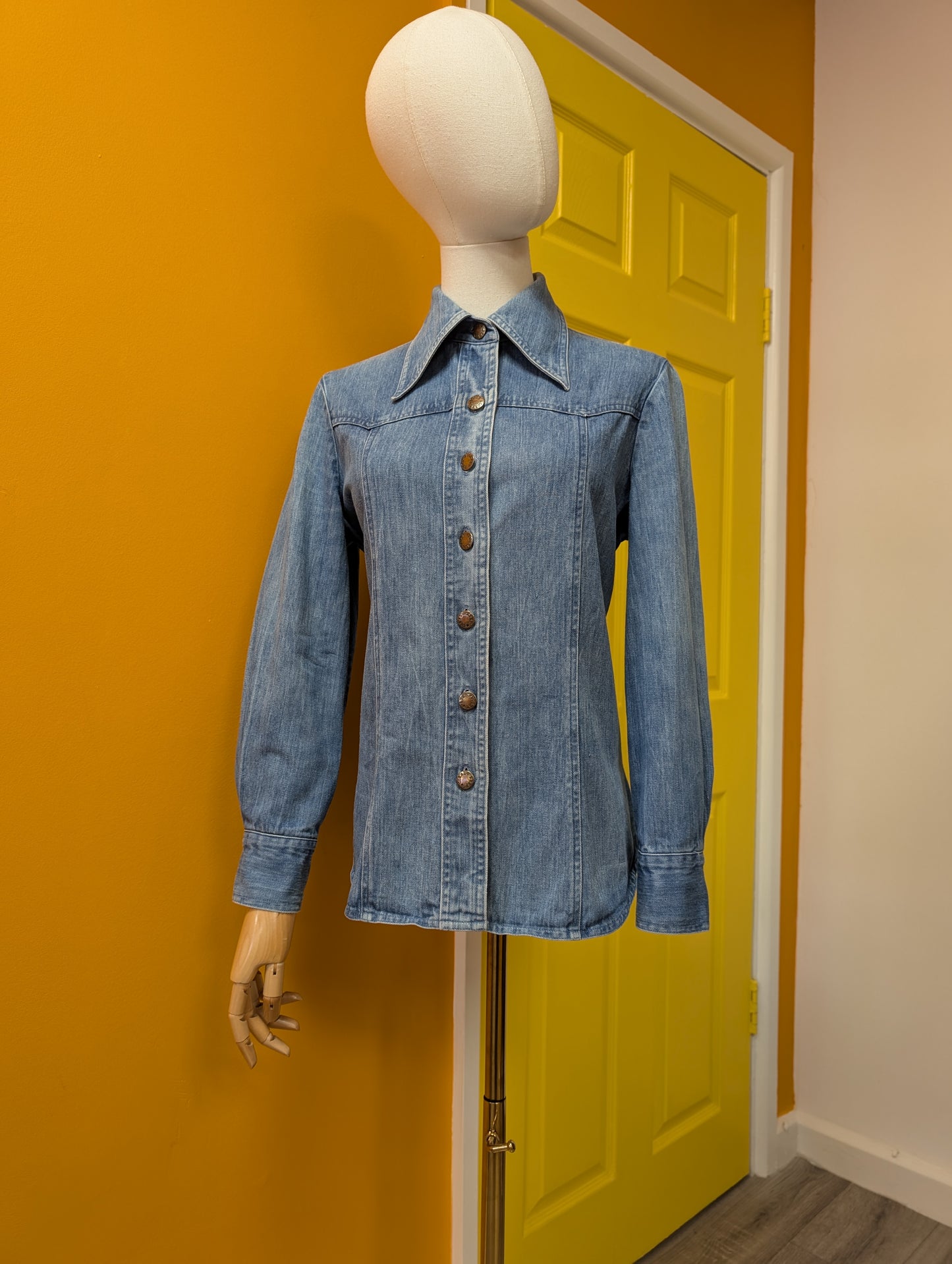 1970s Coral Reef denim shirt