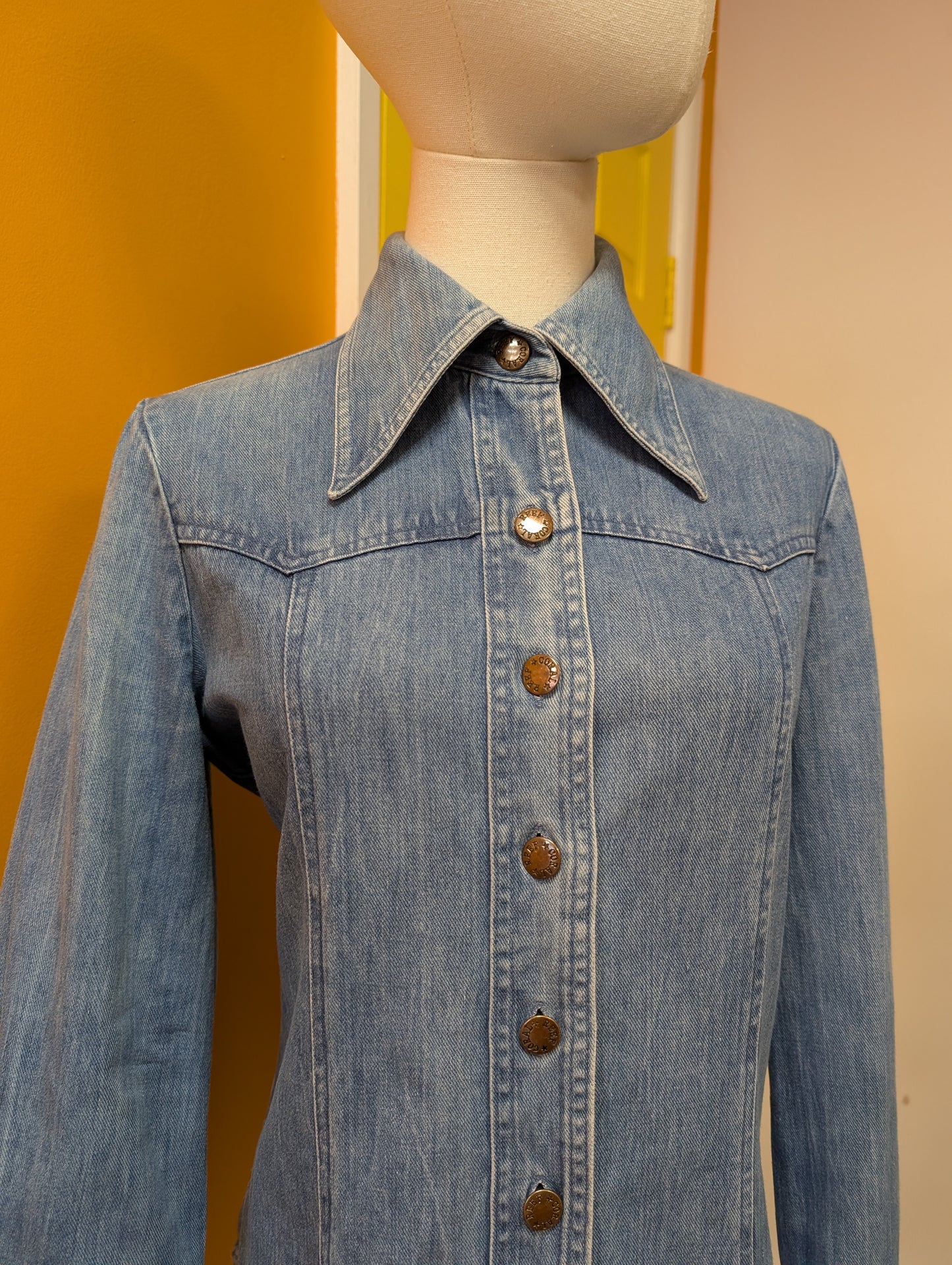 1970s Coral Reef denim shirt